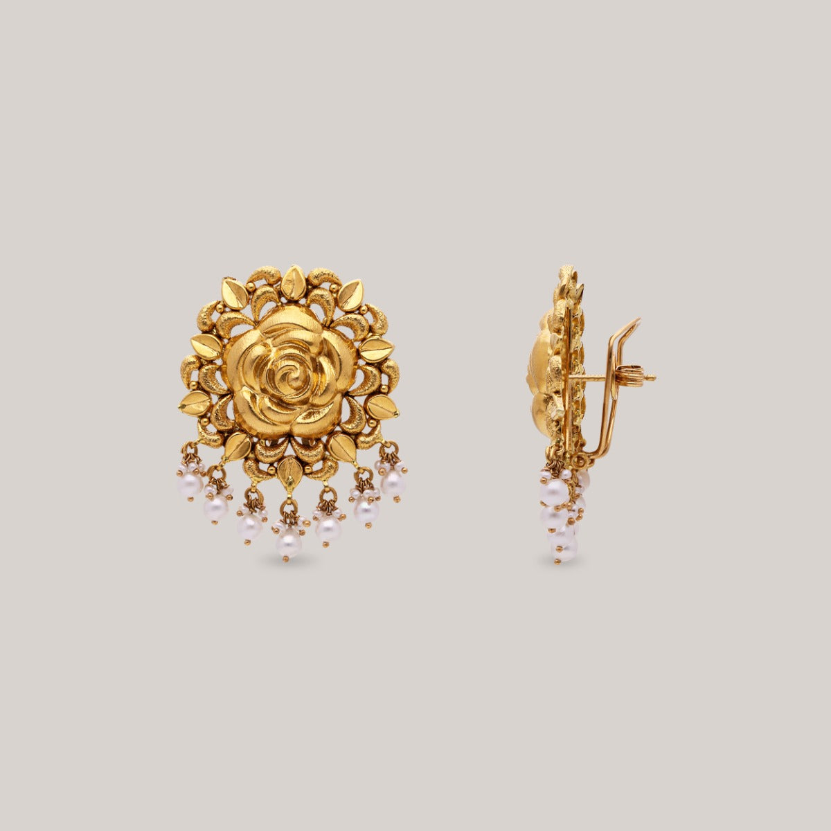 Eternal Grace Gold Earrings