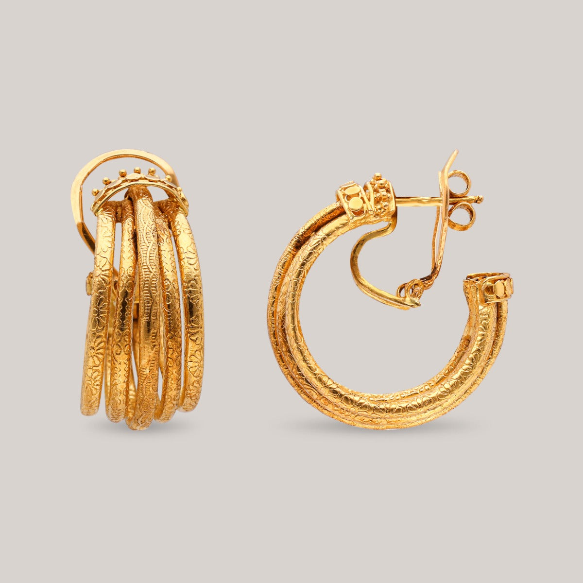 Timeless Glow Gold Earrings