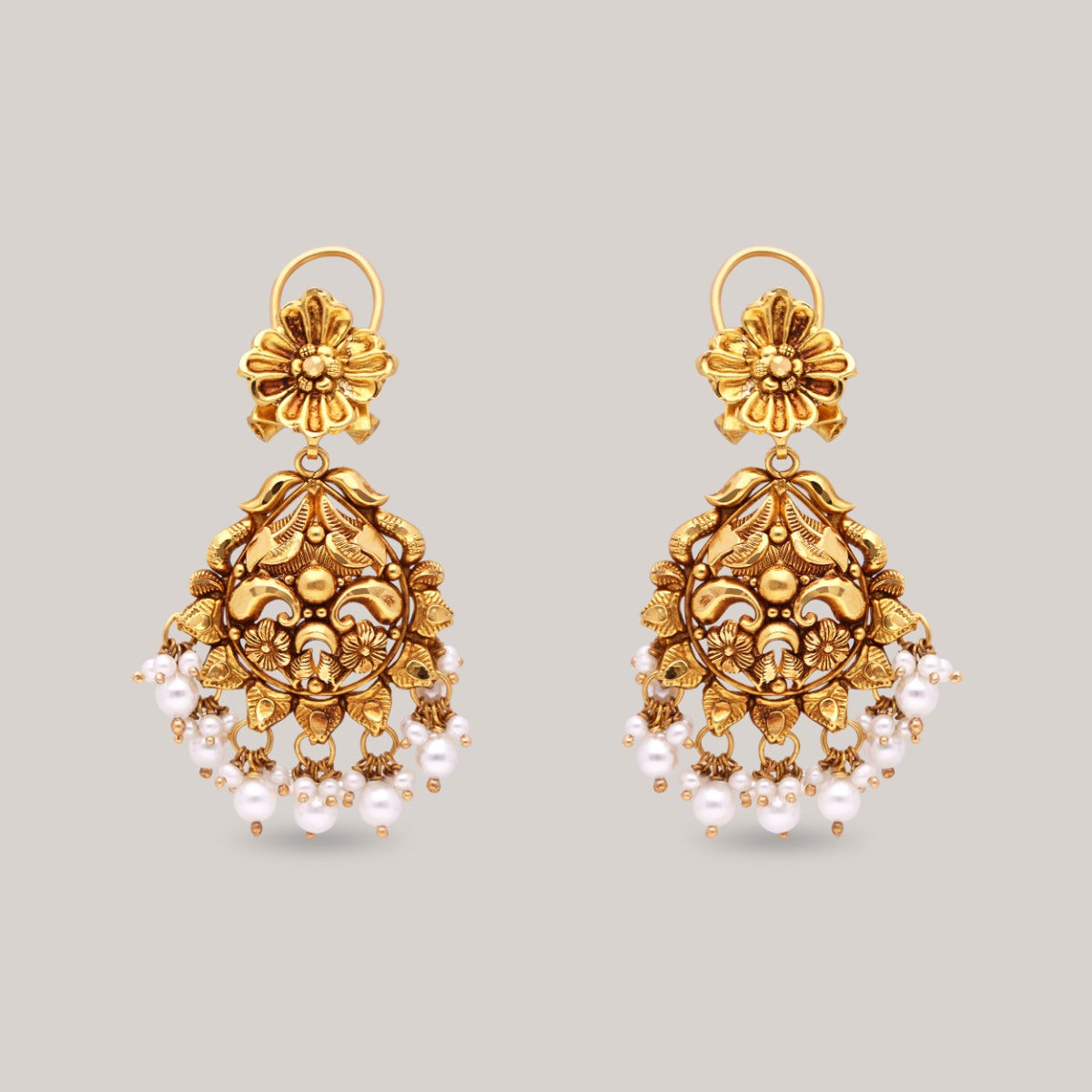 Celestial Bloom Gold Necklace Set