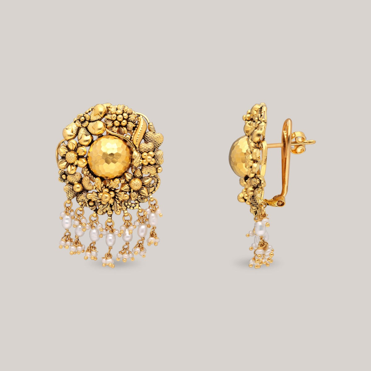 Dynasty Bloom Gold Earrings