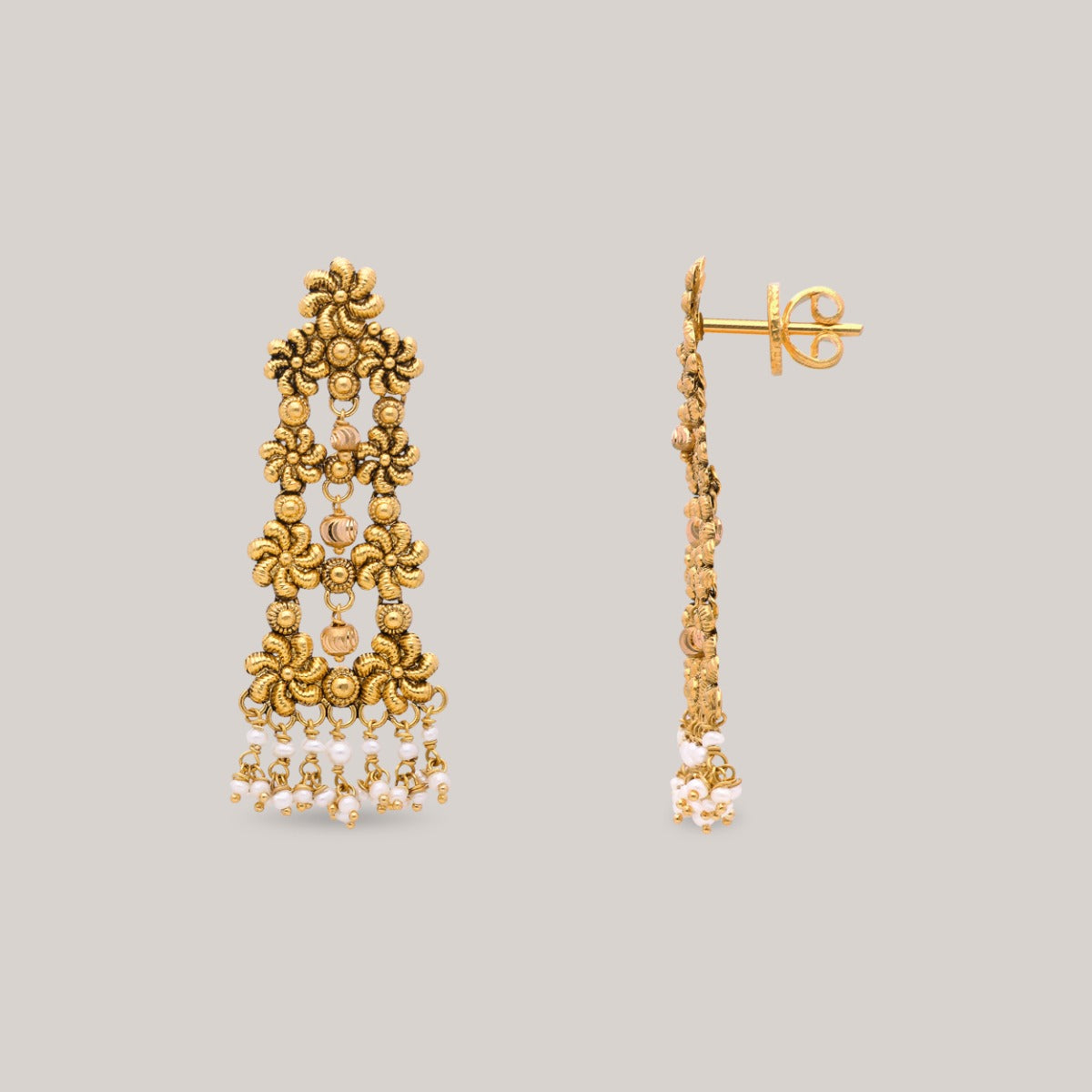 Flowing Gold Earrings