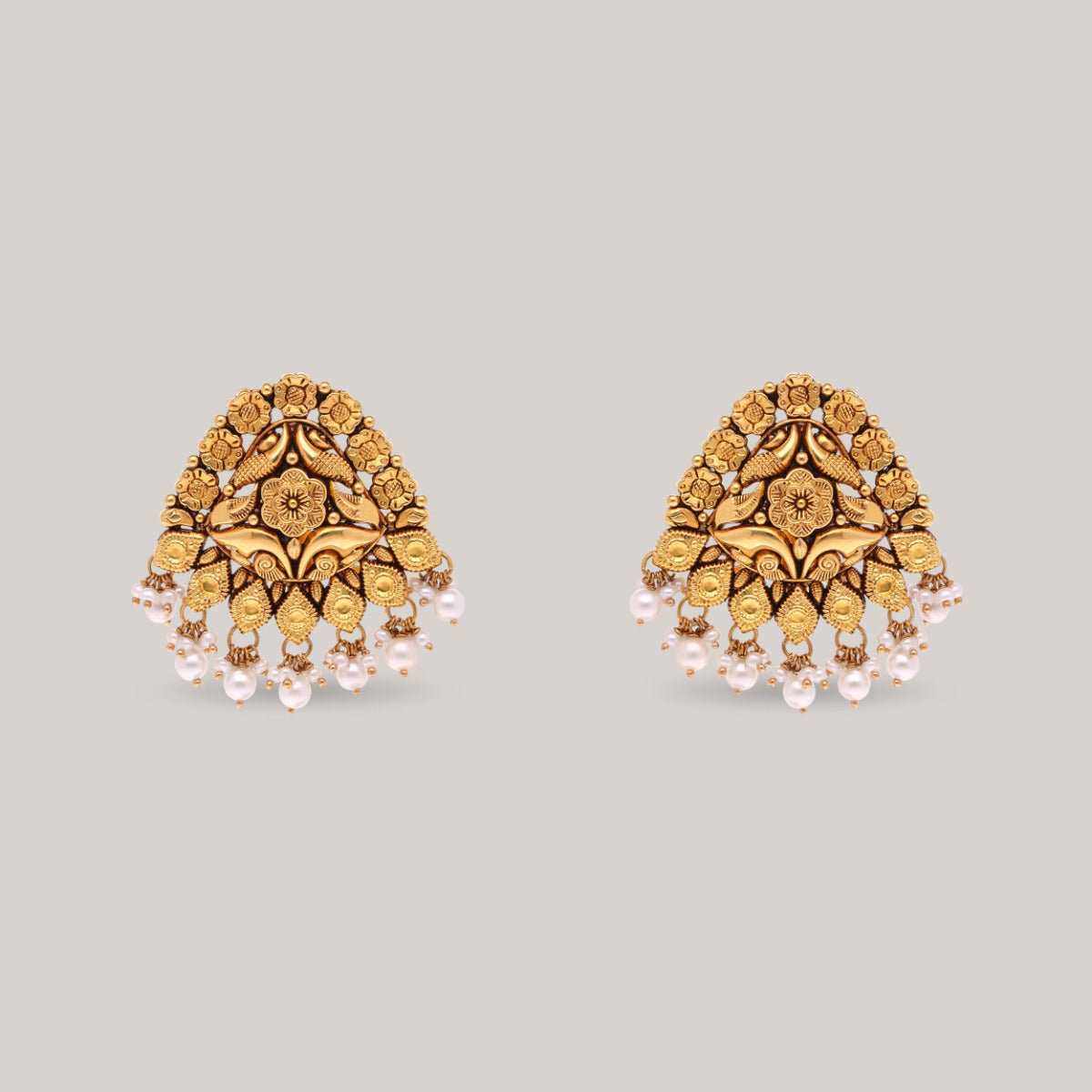 Heirloom Bloom Gold Earrings