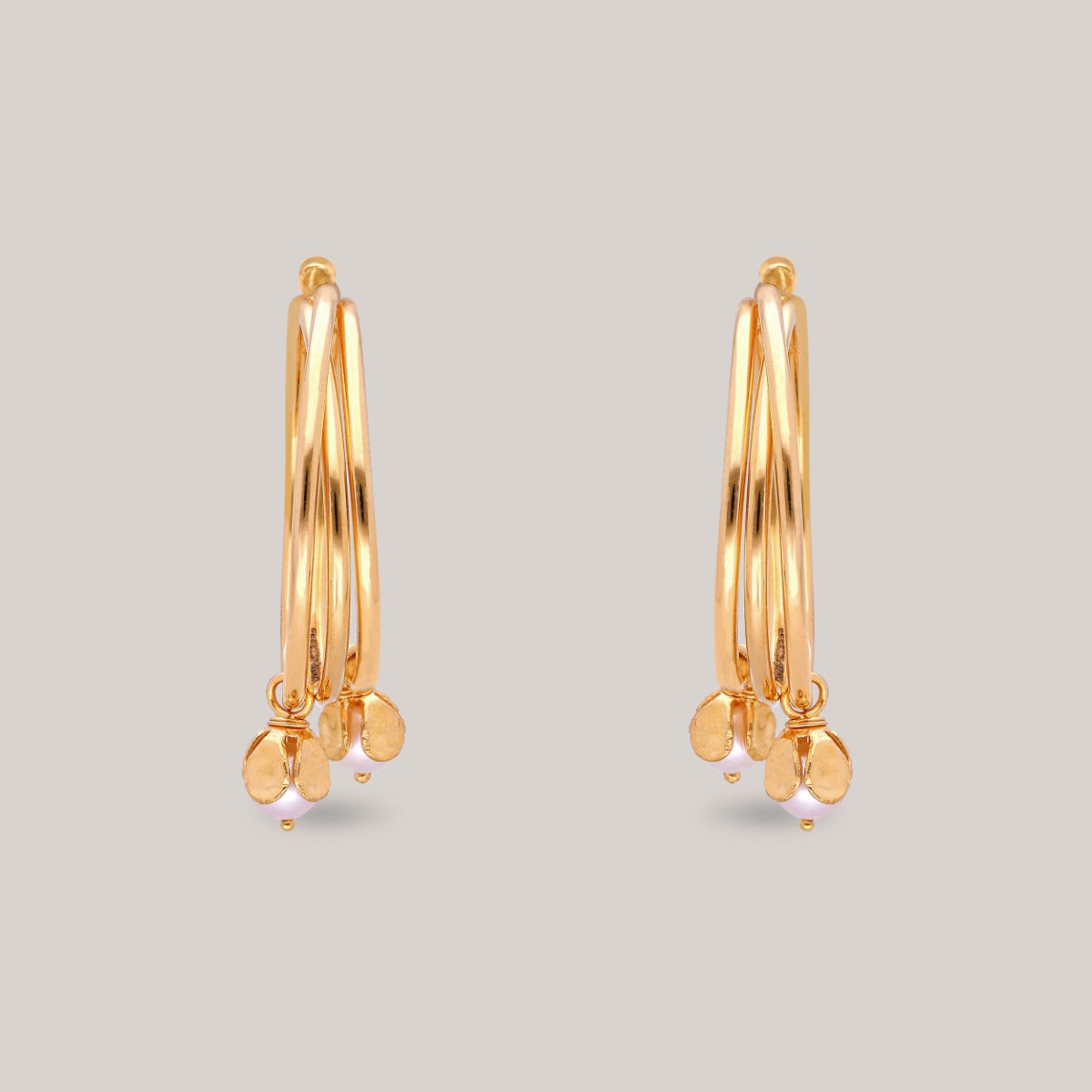 Claris Gold Hoop Earrings