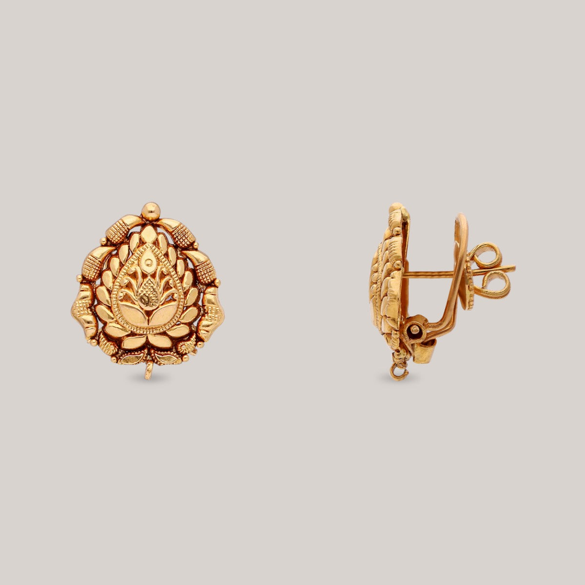 Vasant Bloom Gold Earrings