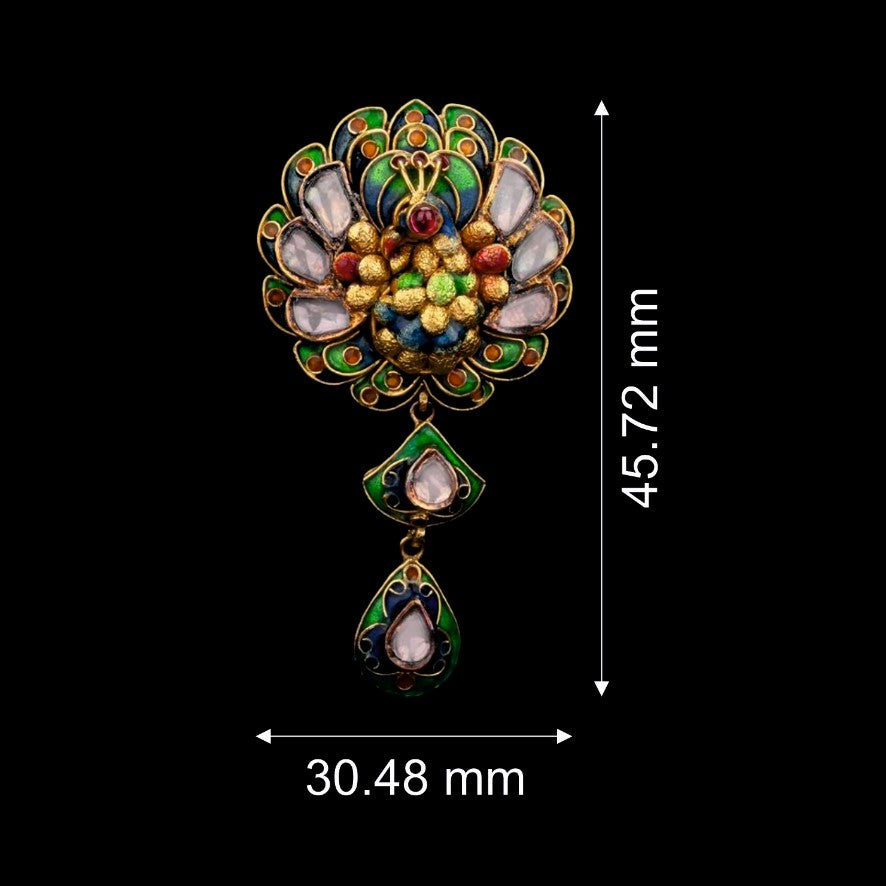 Bouquet Flush Gold Earrings