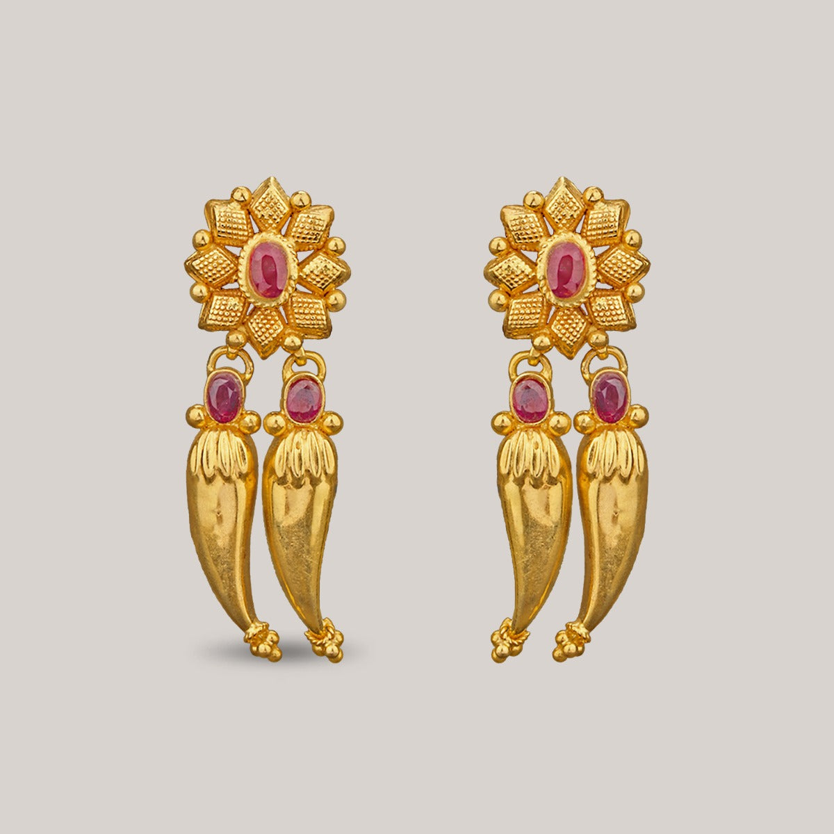 Fruitilicious Gold Earrings