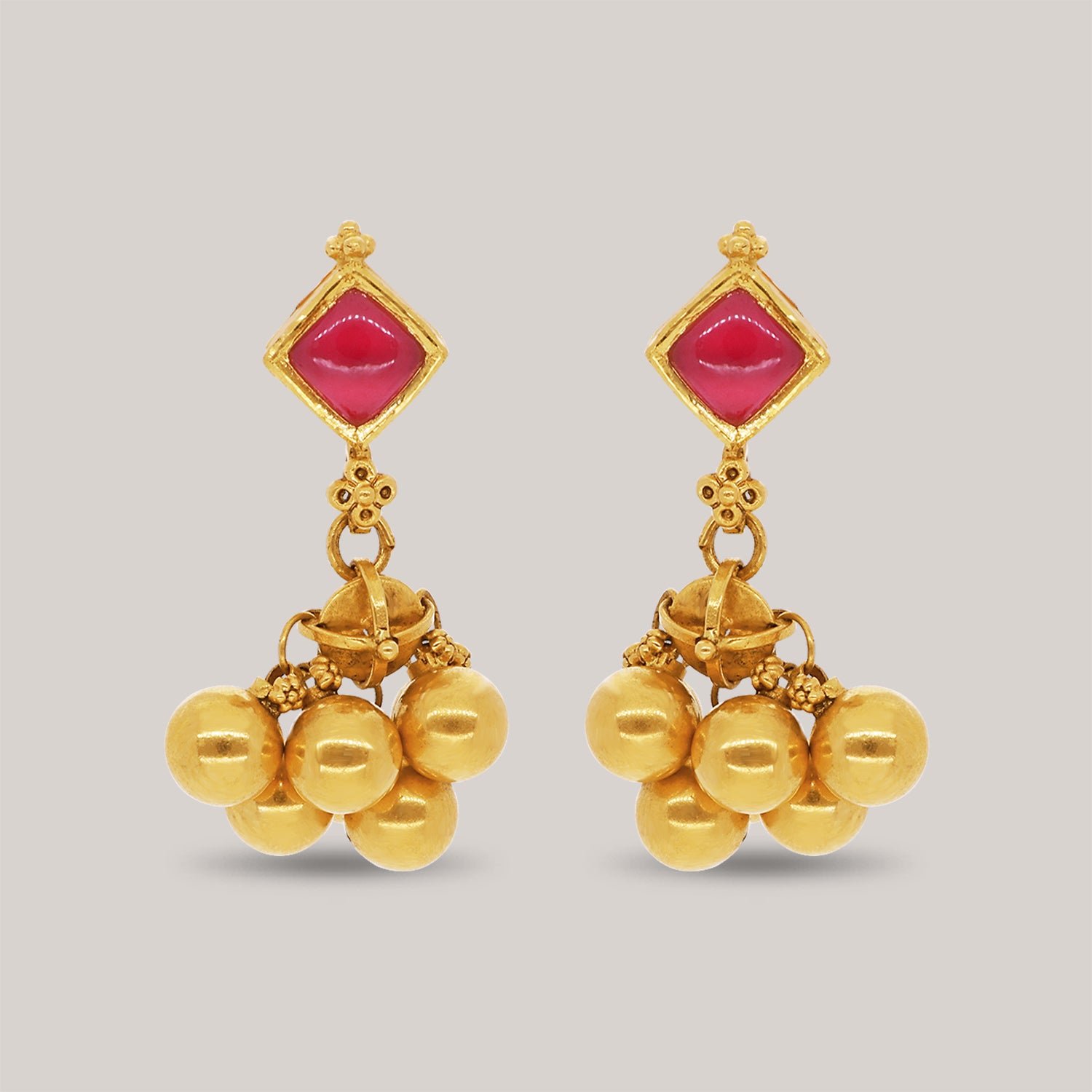 Bauble Gold Earrings