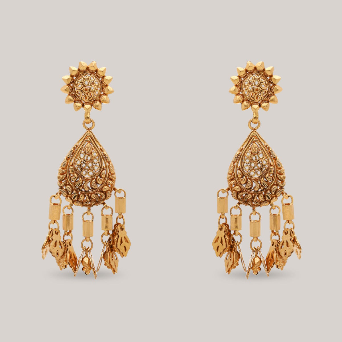 Solaris Gold Earrings