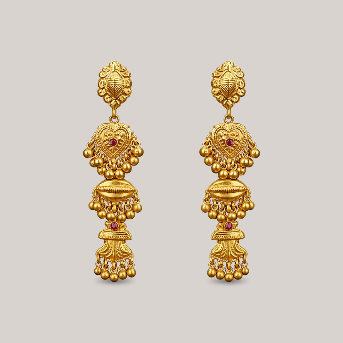 Bride To Be Gold Earrings