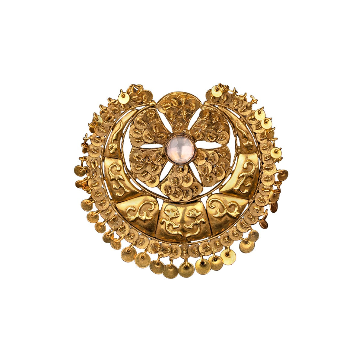 Heritage Queen Gold Pendant