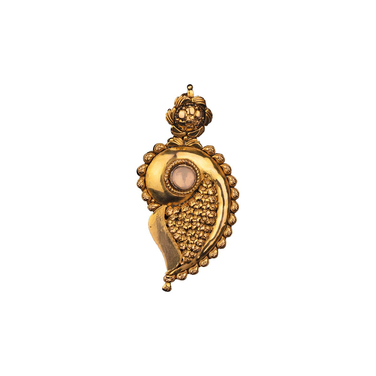 Temple Leafy Gold Pendant