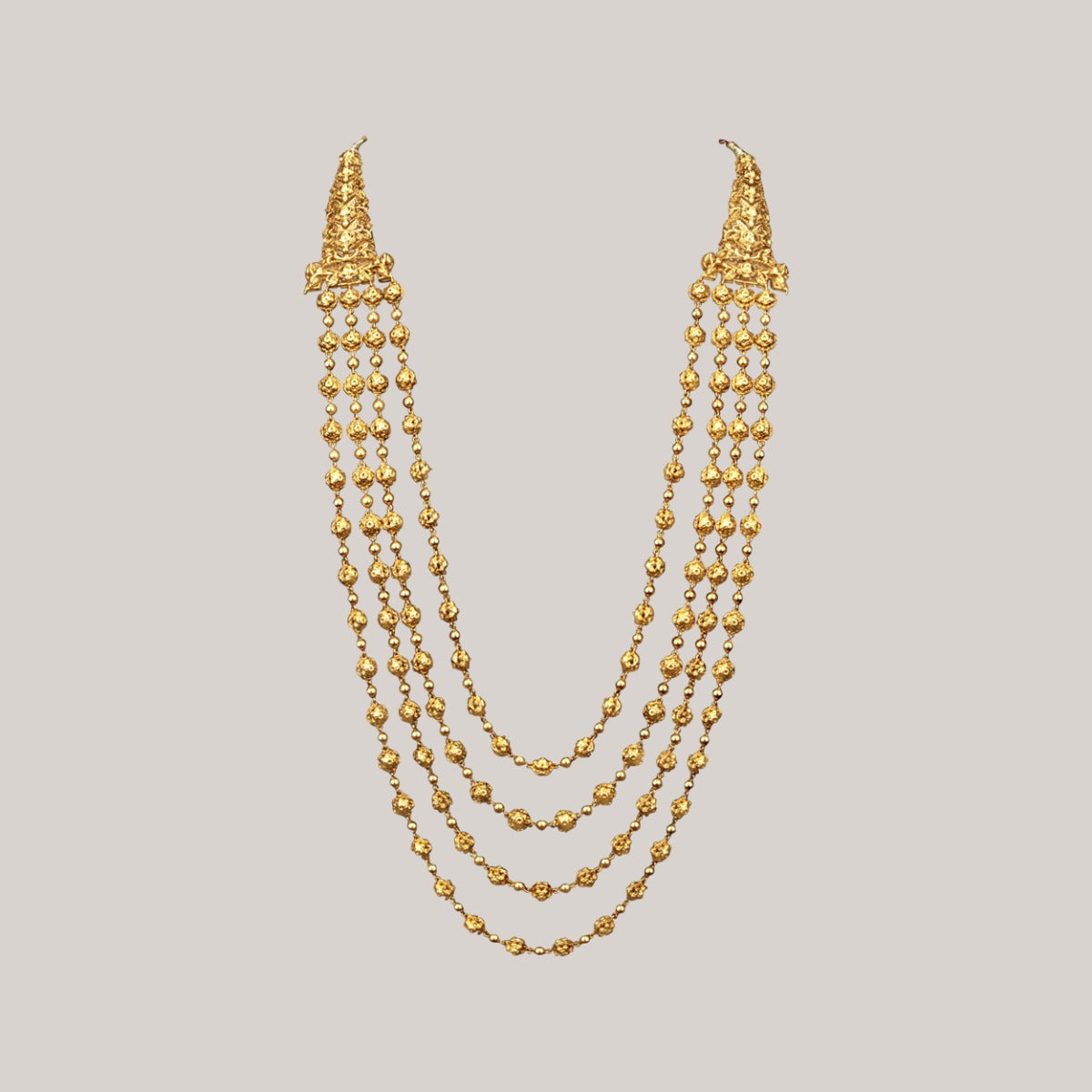 Temple Goddess Gold Necklace