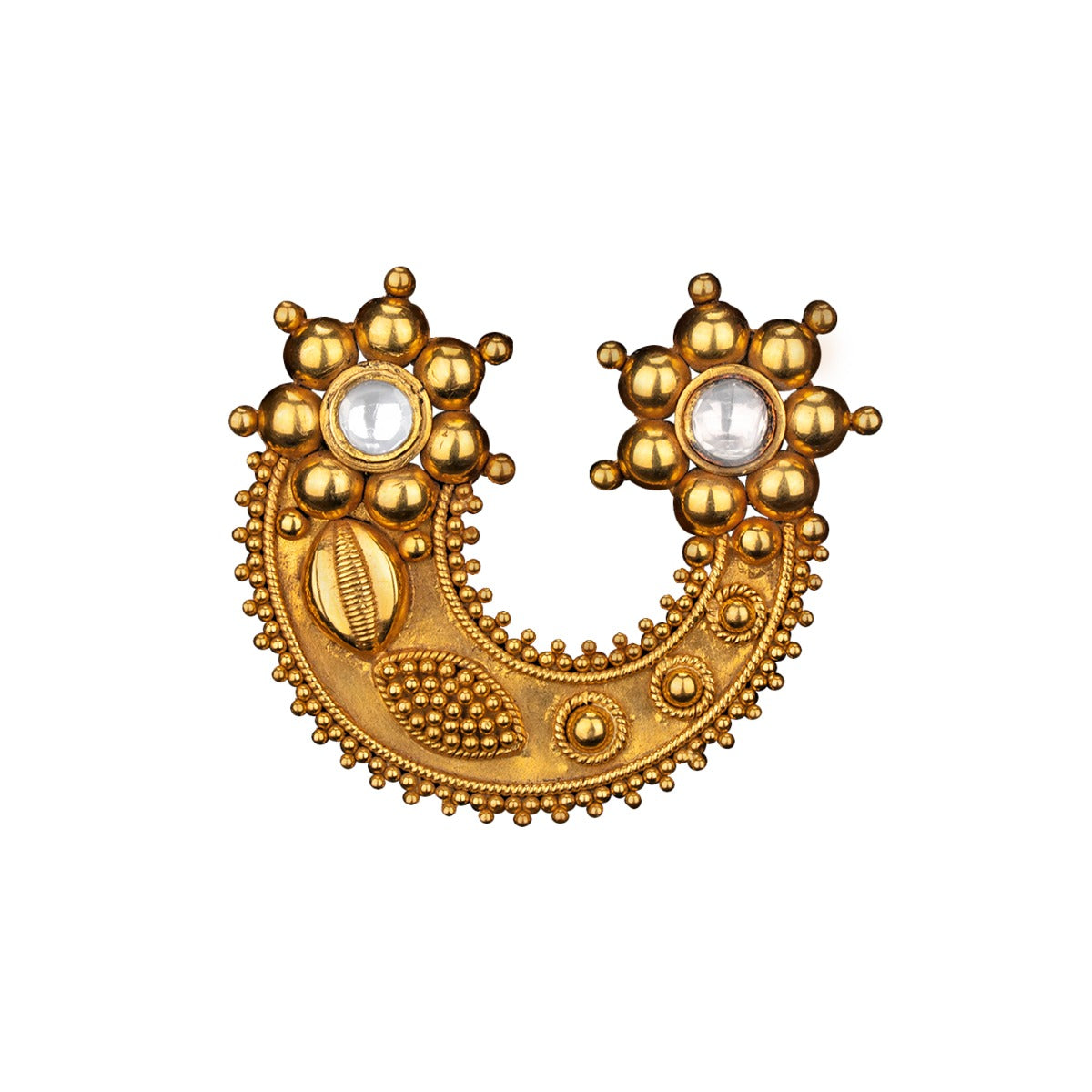 Half Moon Gold Pendant
