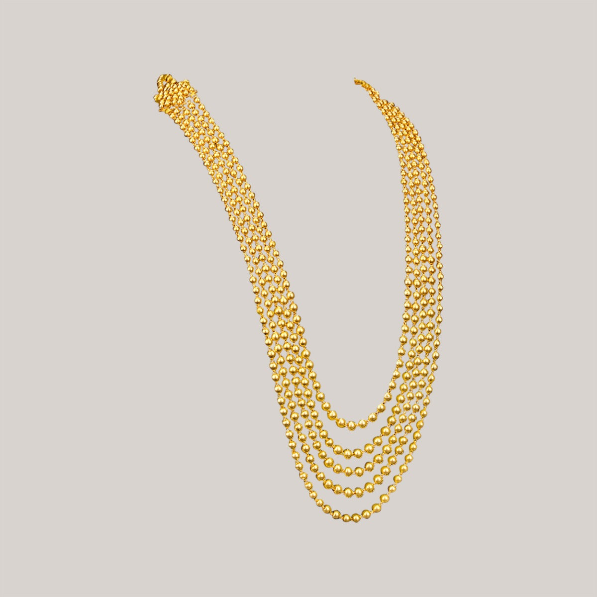 Dainty Temple Gold Necklace