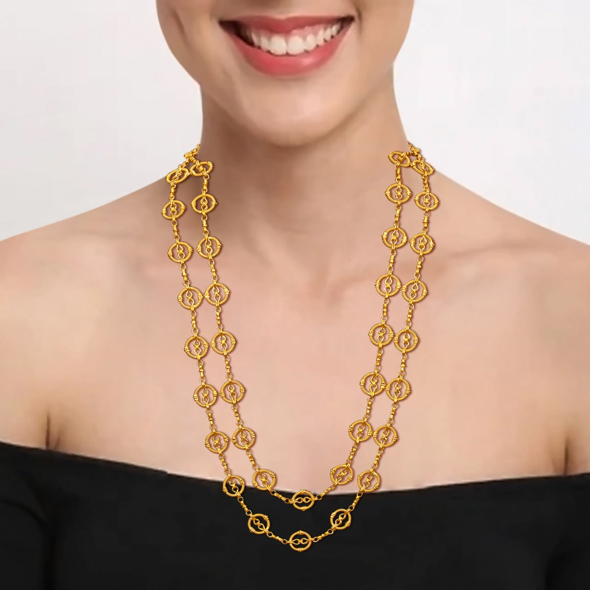 Peanut Gold Necklace