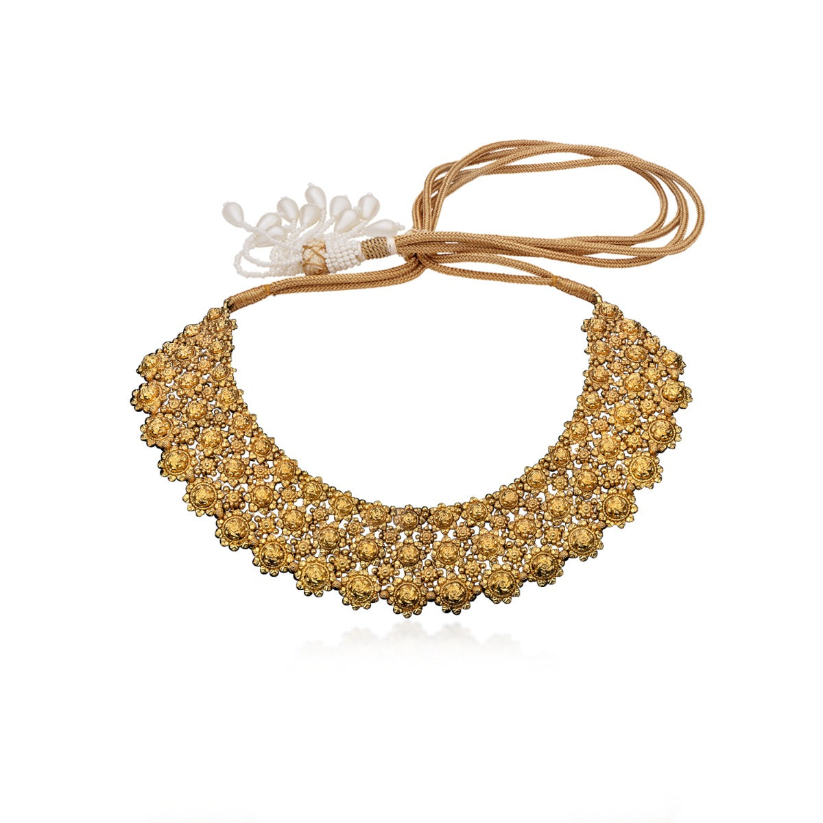 Floral Bedding Gold Necklace