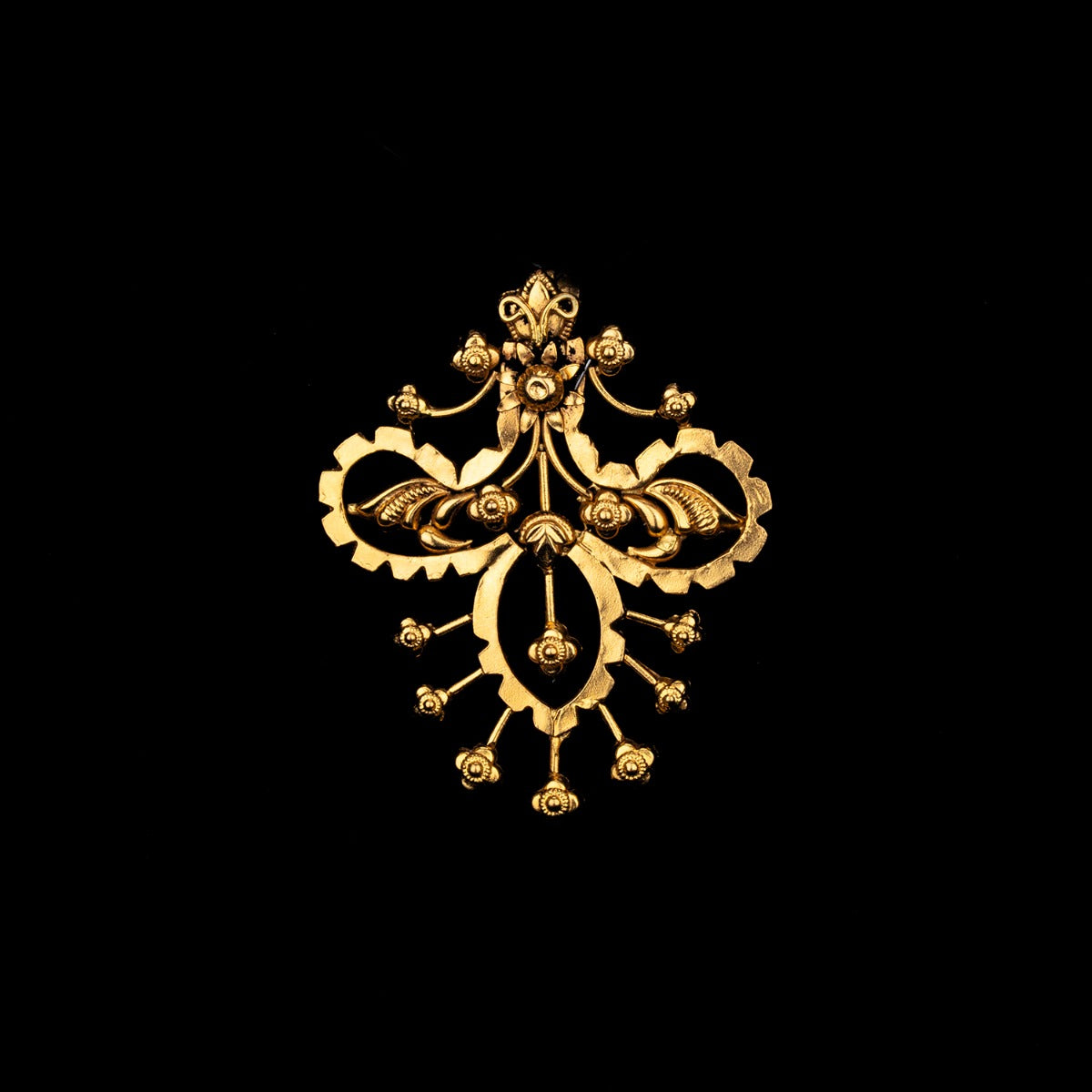 Goddess Weapon Gold Pendant