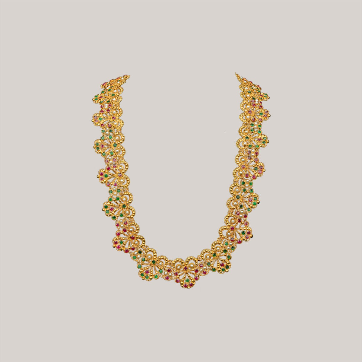 Elegant Radha Gold Necklace