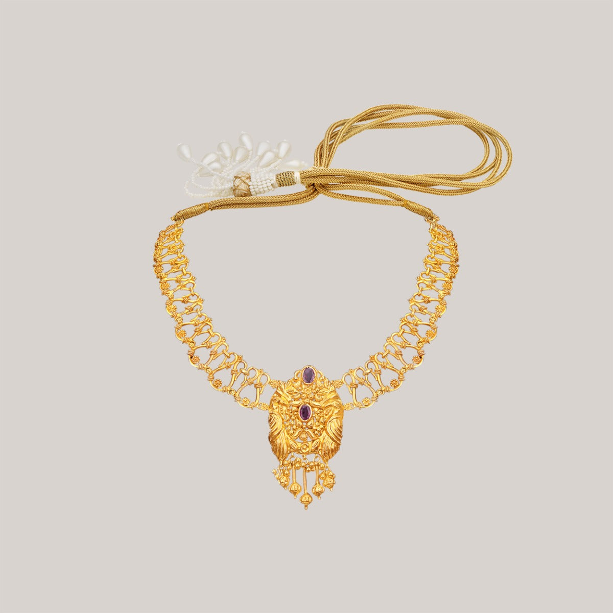 Purple Haze Gold Necklace