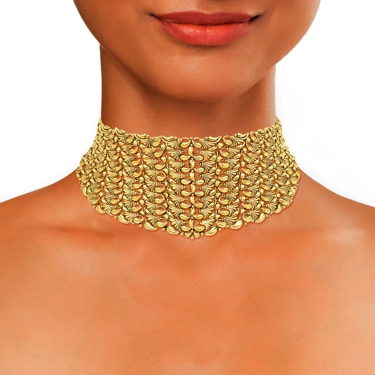 Contemporary Gold Choker