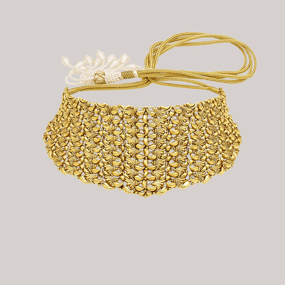 Contemporary Gold Choker Set