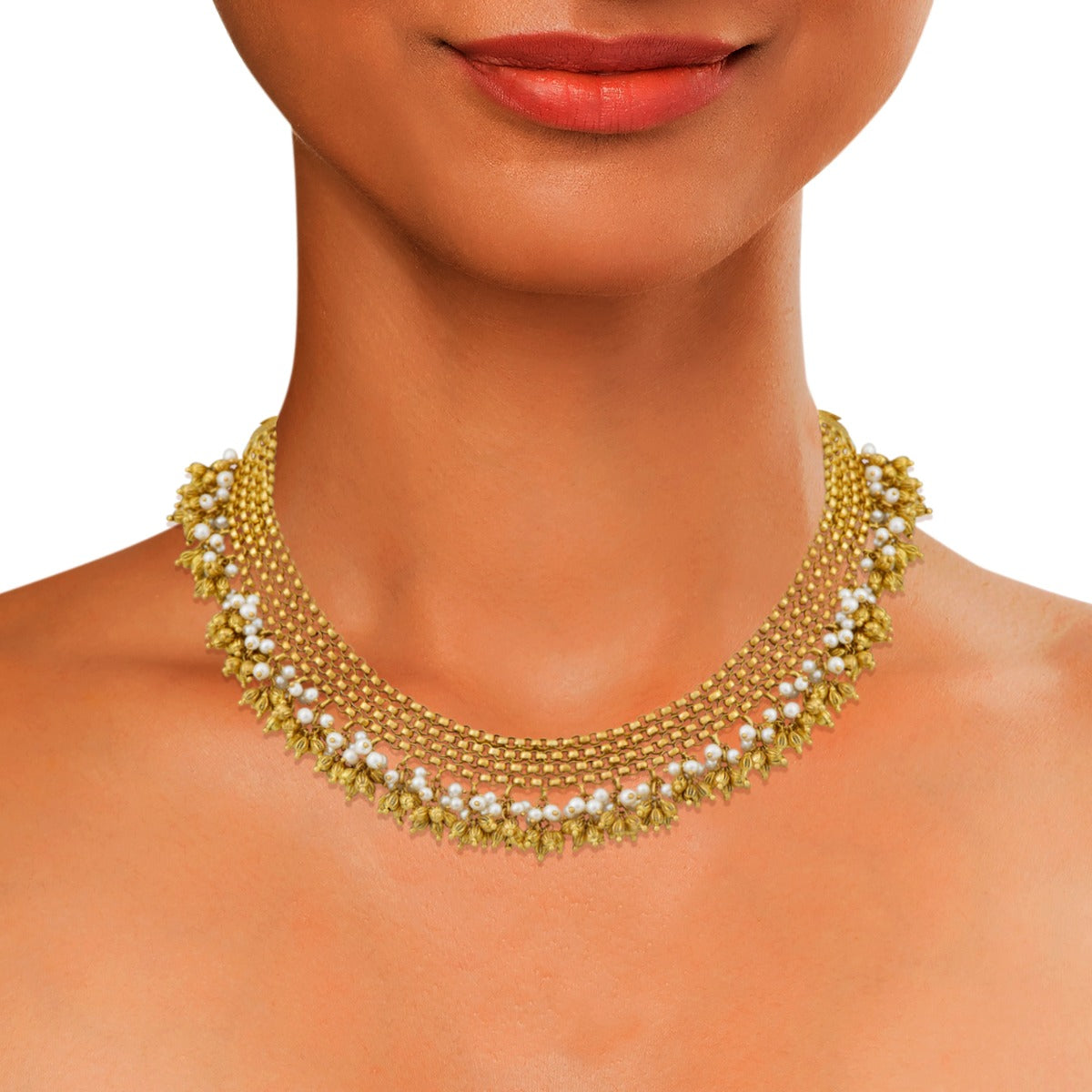 Persis Gold Choker Set