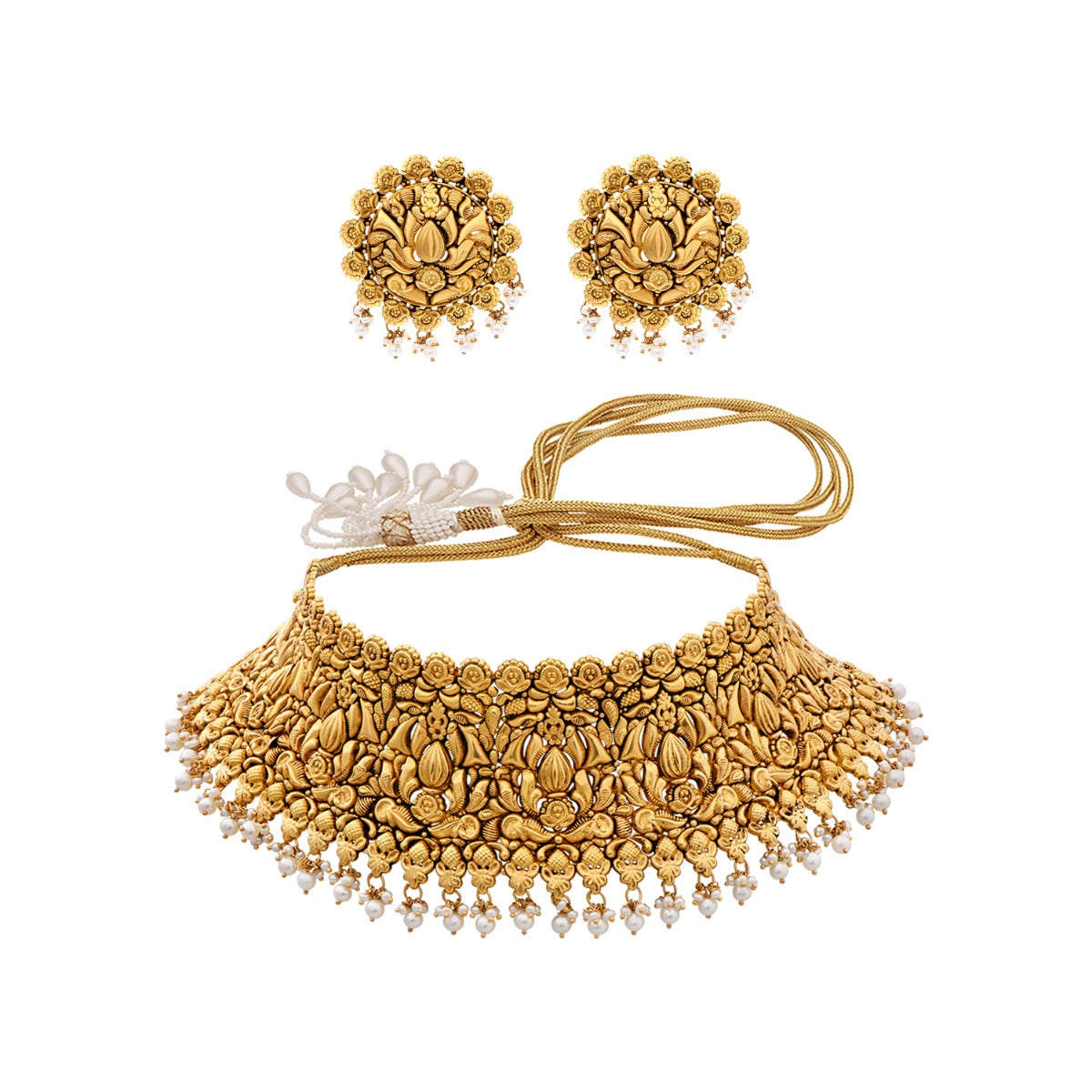 Gorgeous Gold Choker Set
