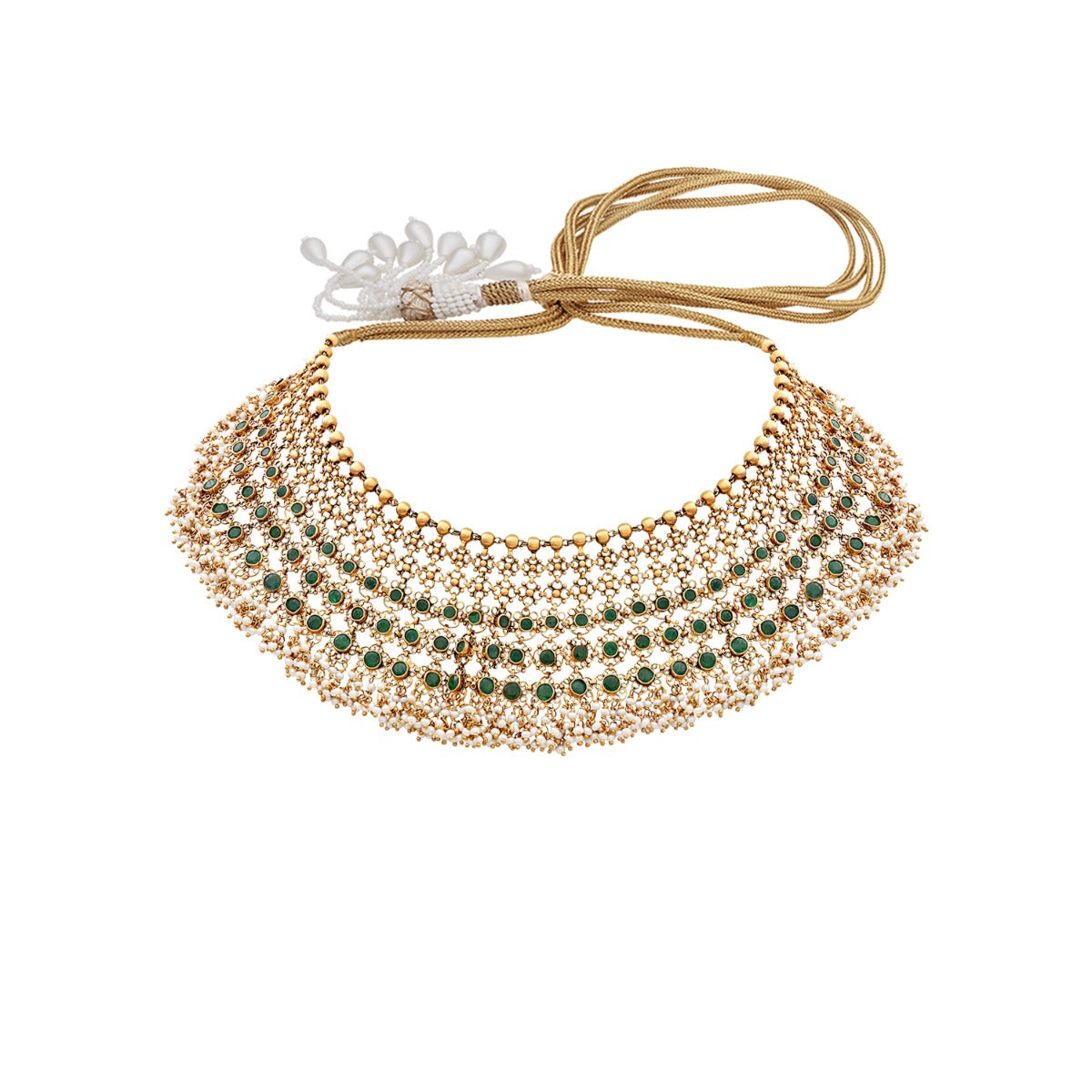 Megara Netted Gold Choker