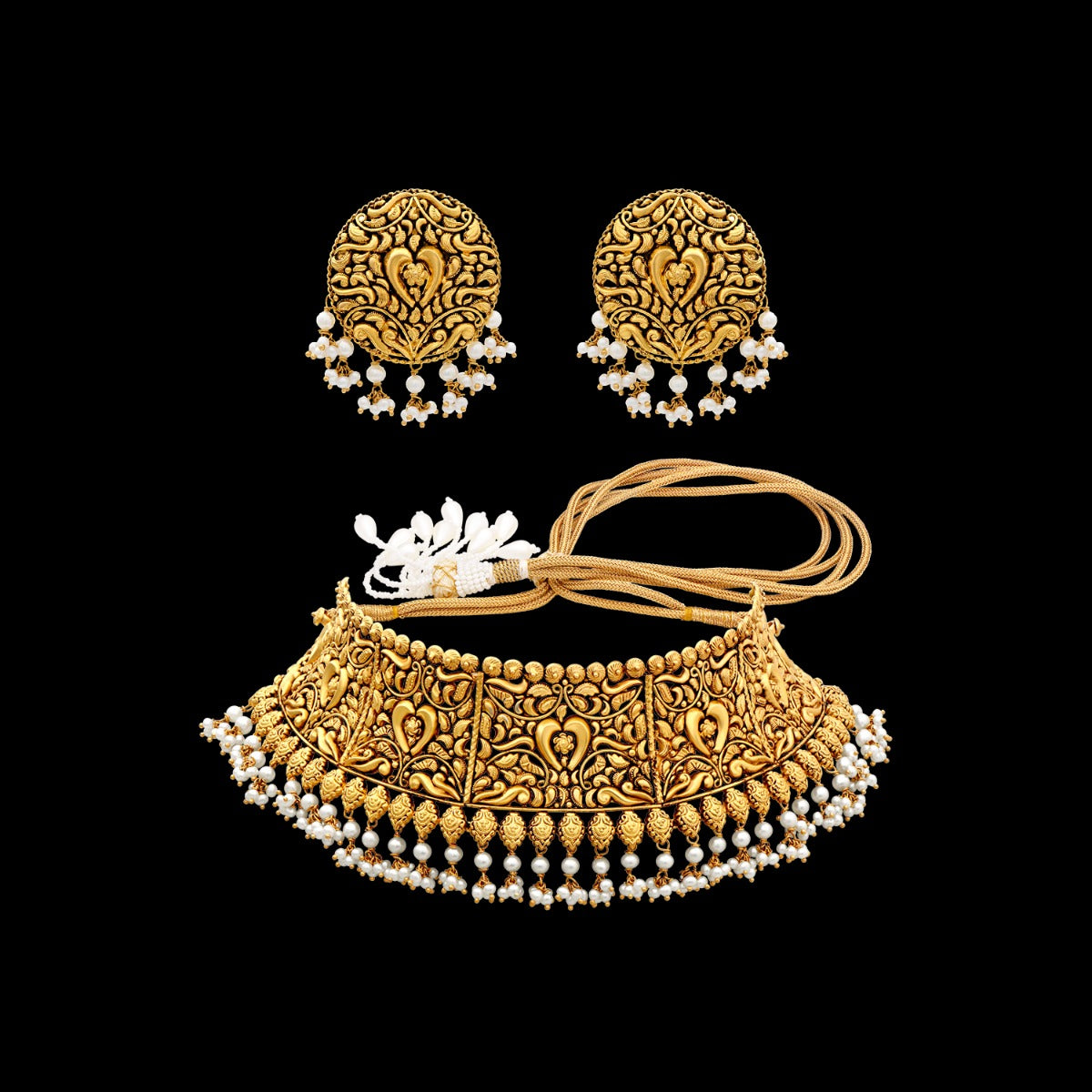 Sea Bed Gold Choker Set