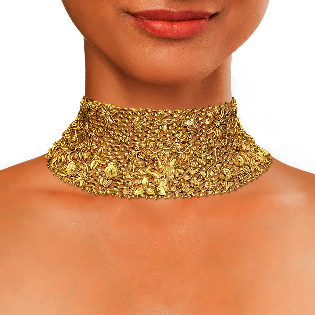 Vrindavan Gold Choker