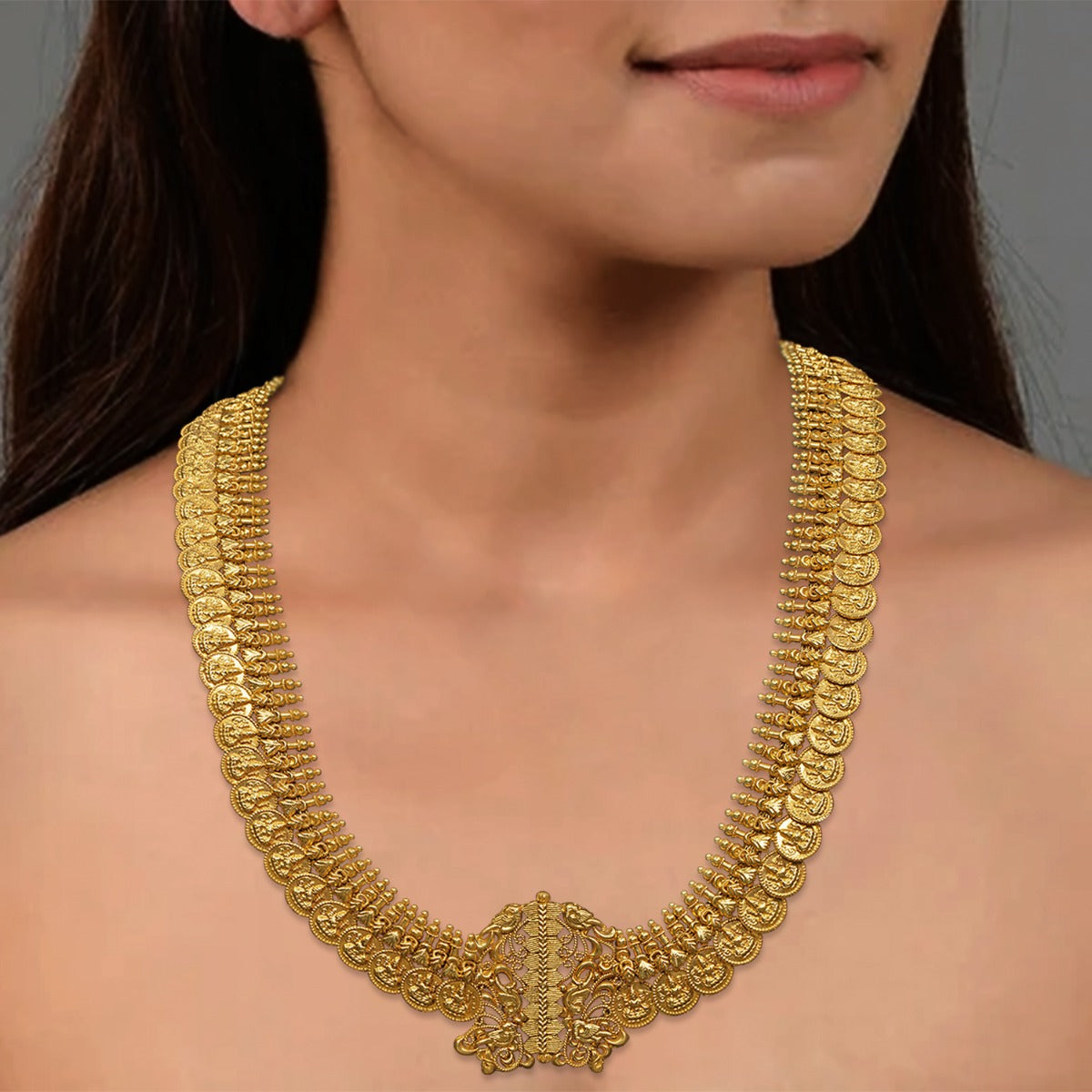Temple Inspired Long Necklace