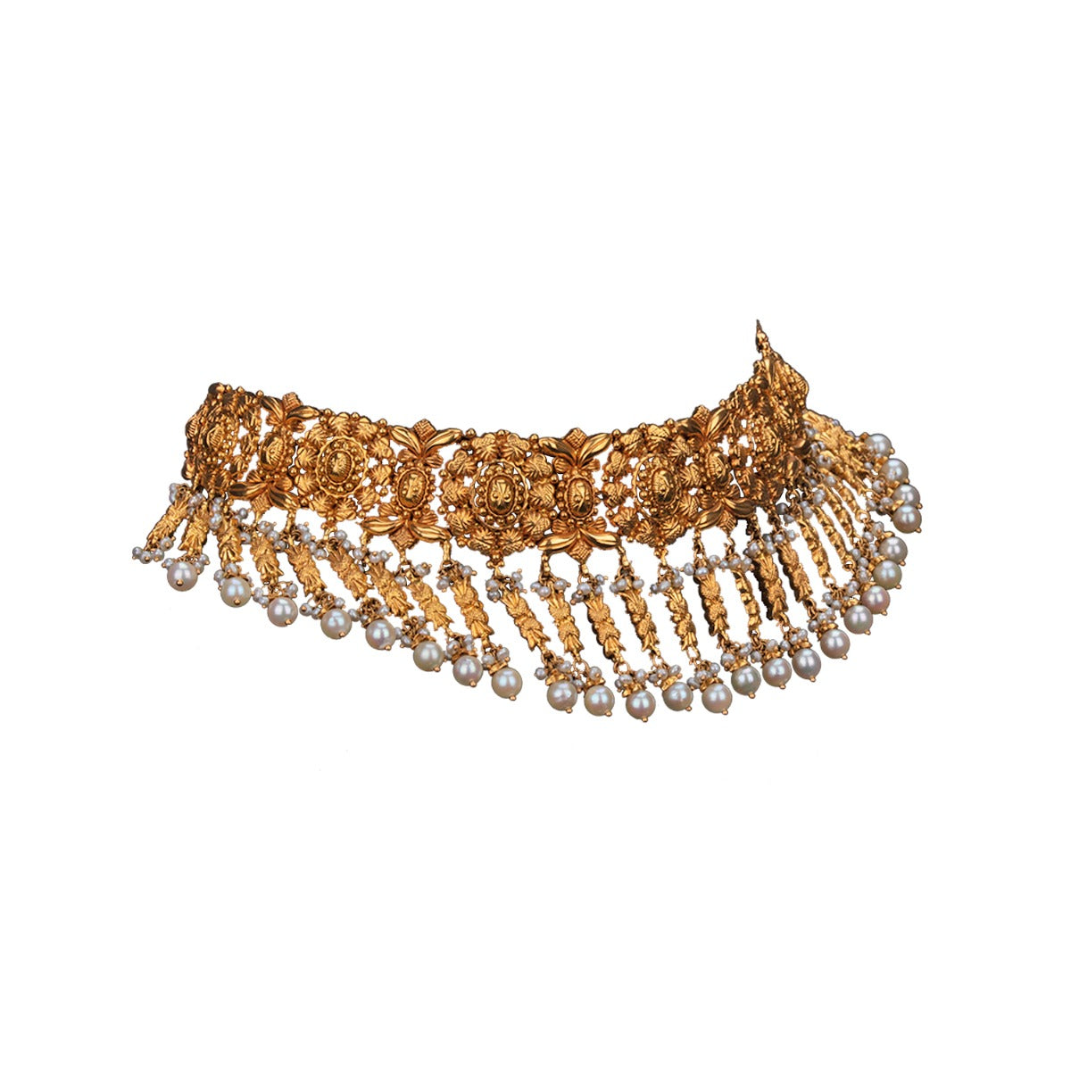 Chunky Wires Gold Choker