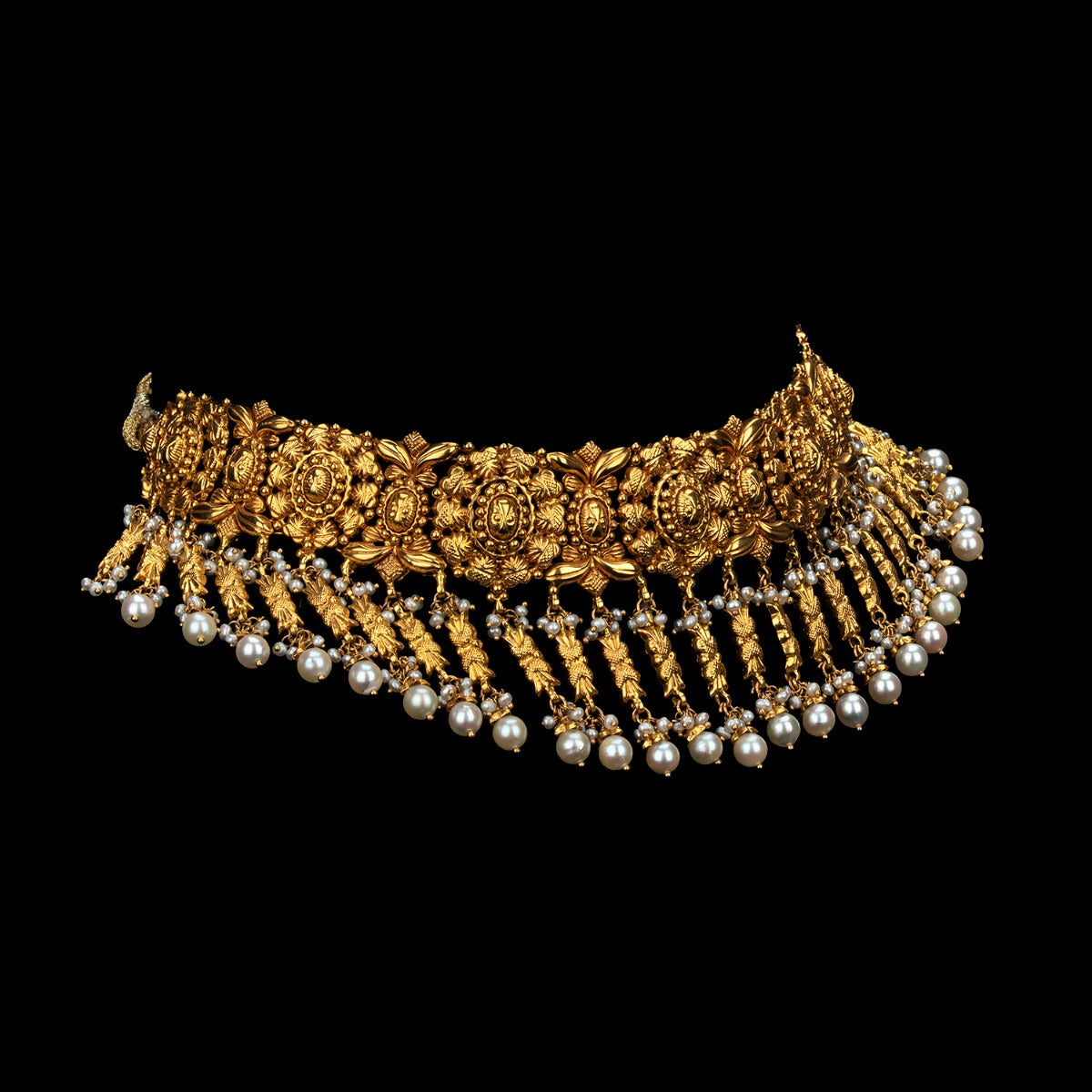 Chunky Wires Gold Choker
