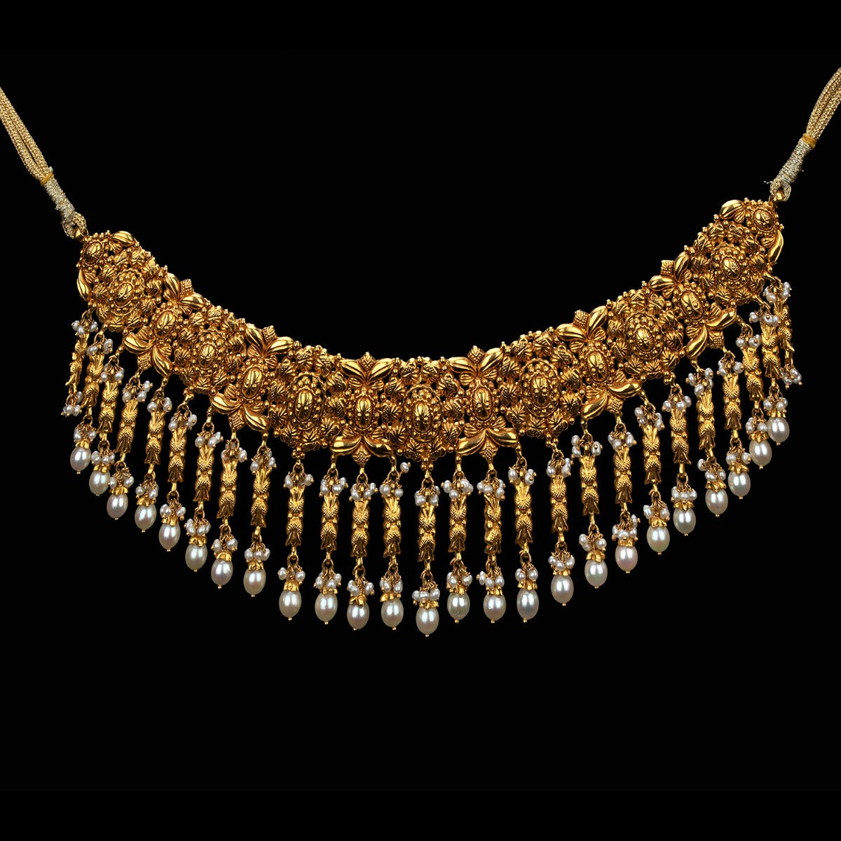 Chunky Wires Gold Choker