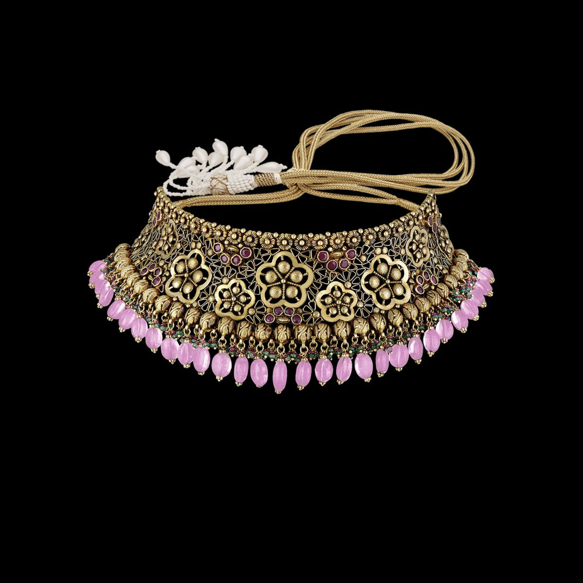 Delicate Floret Gold Choker