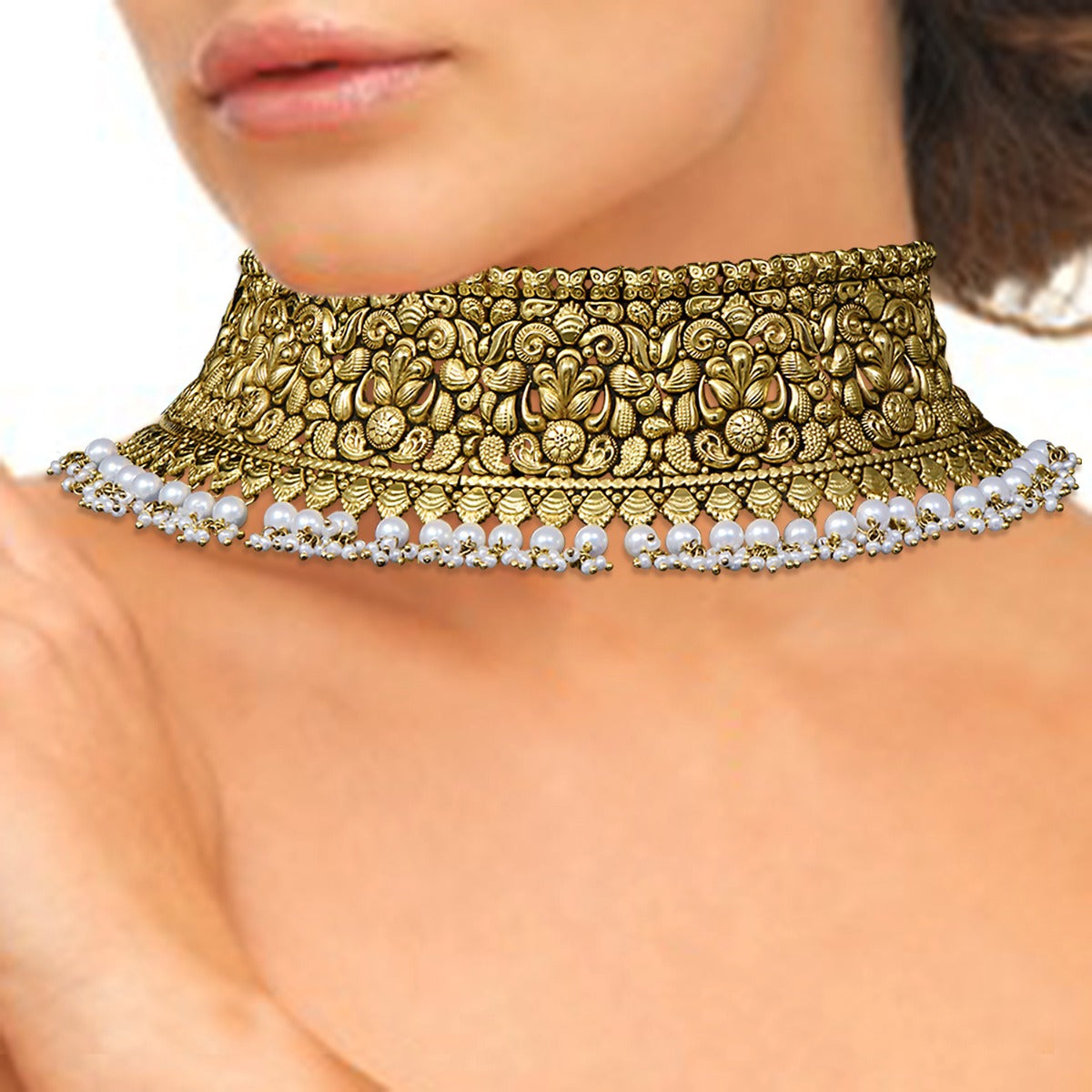 Arin Gold Choker Set
