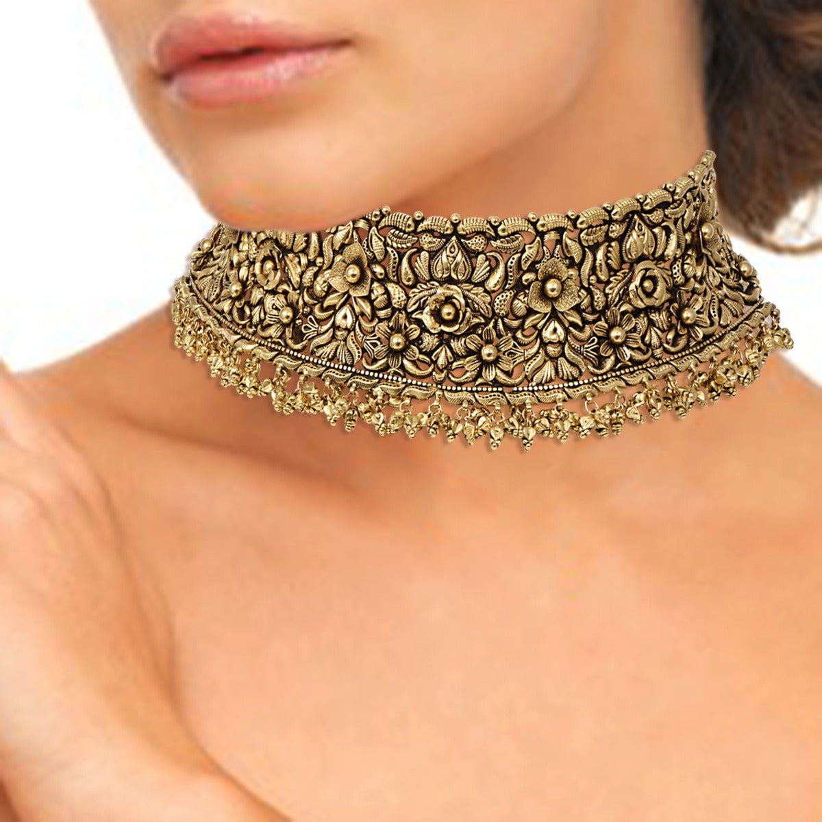 Flower Blossom Choker Set