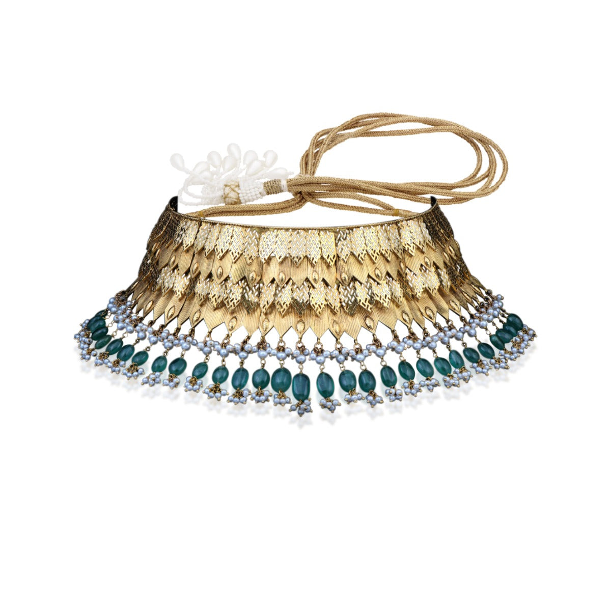 Emerald Gold Choker