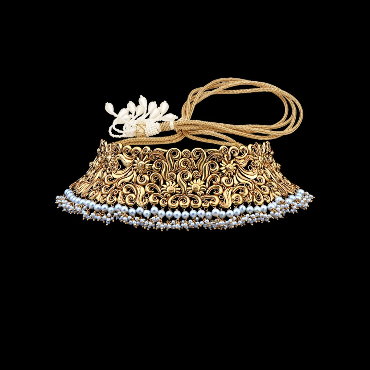 Arina Gold Choker Set