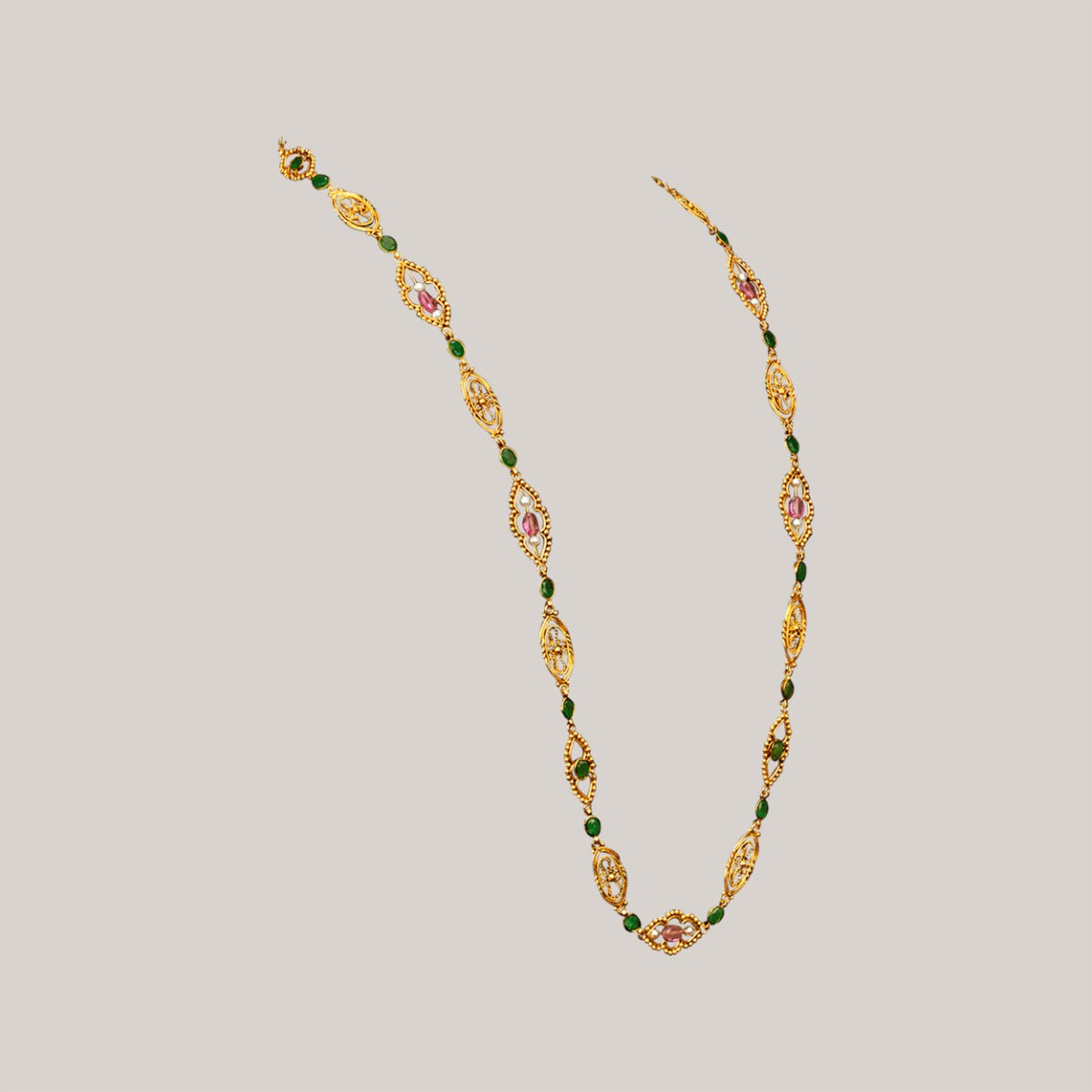 Dainty Drama Gold Necklace