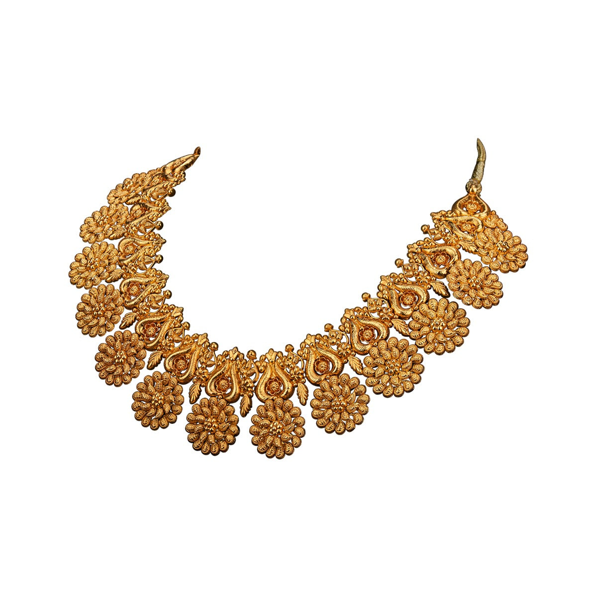 Flowers Shower Gold Necklace
