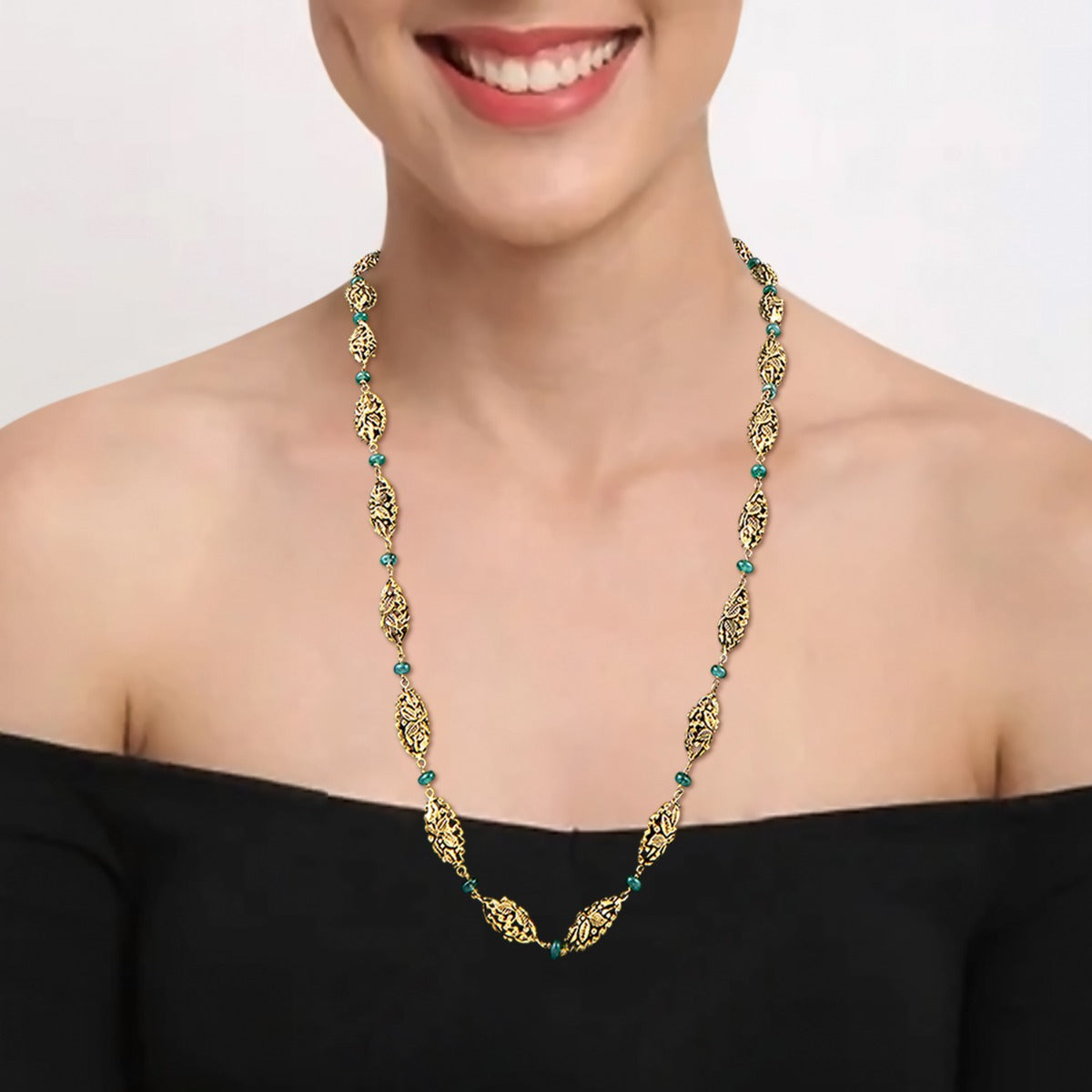 Classic Gold Long Necklace