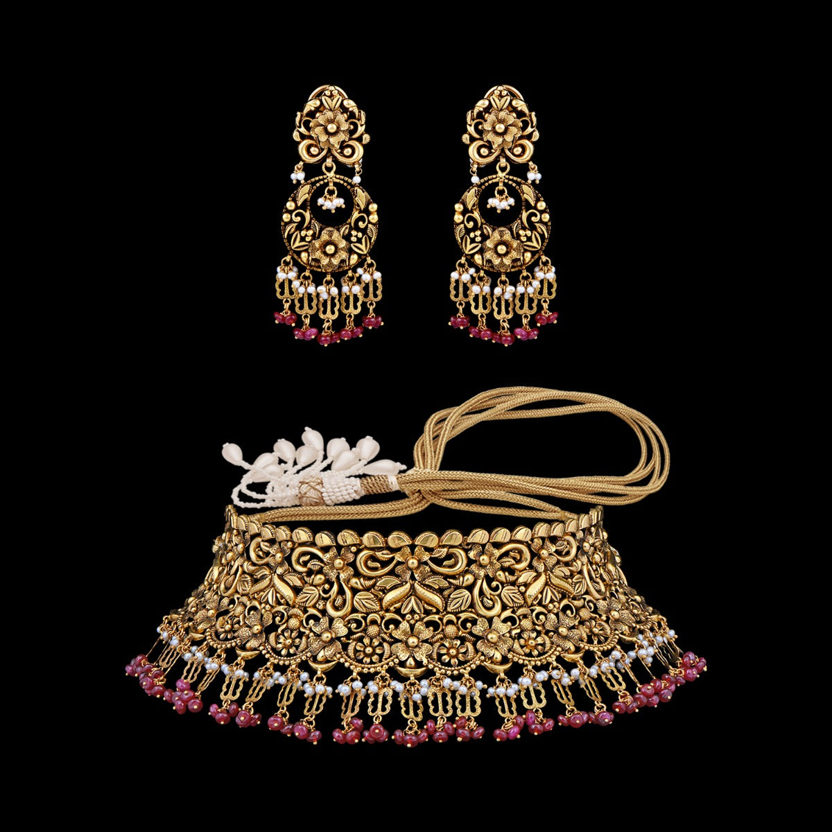 Vlore Gold Choker Set