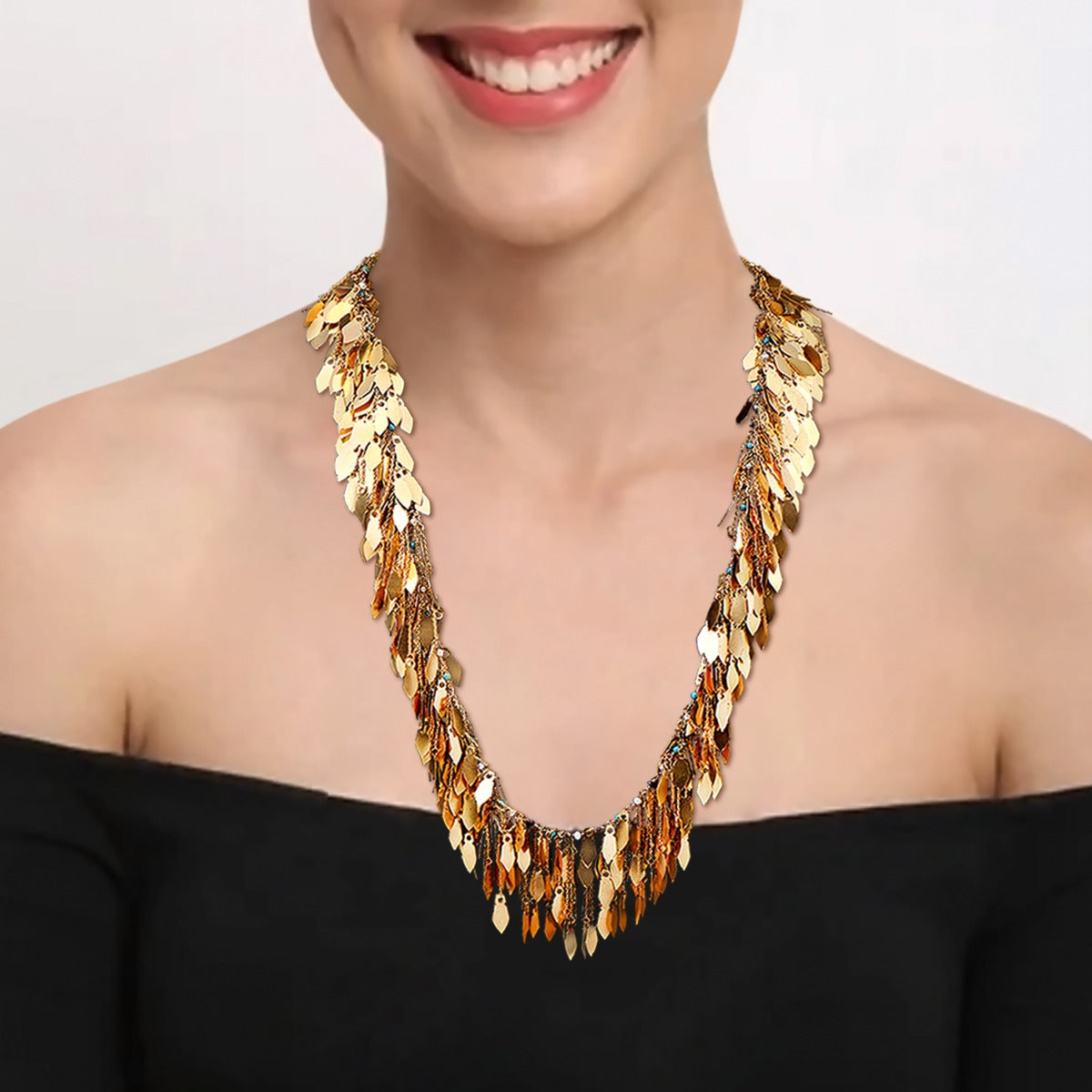 Classic Gold Long Necklace