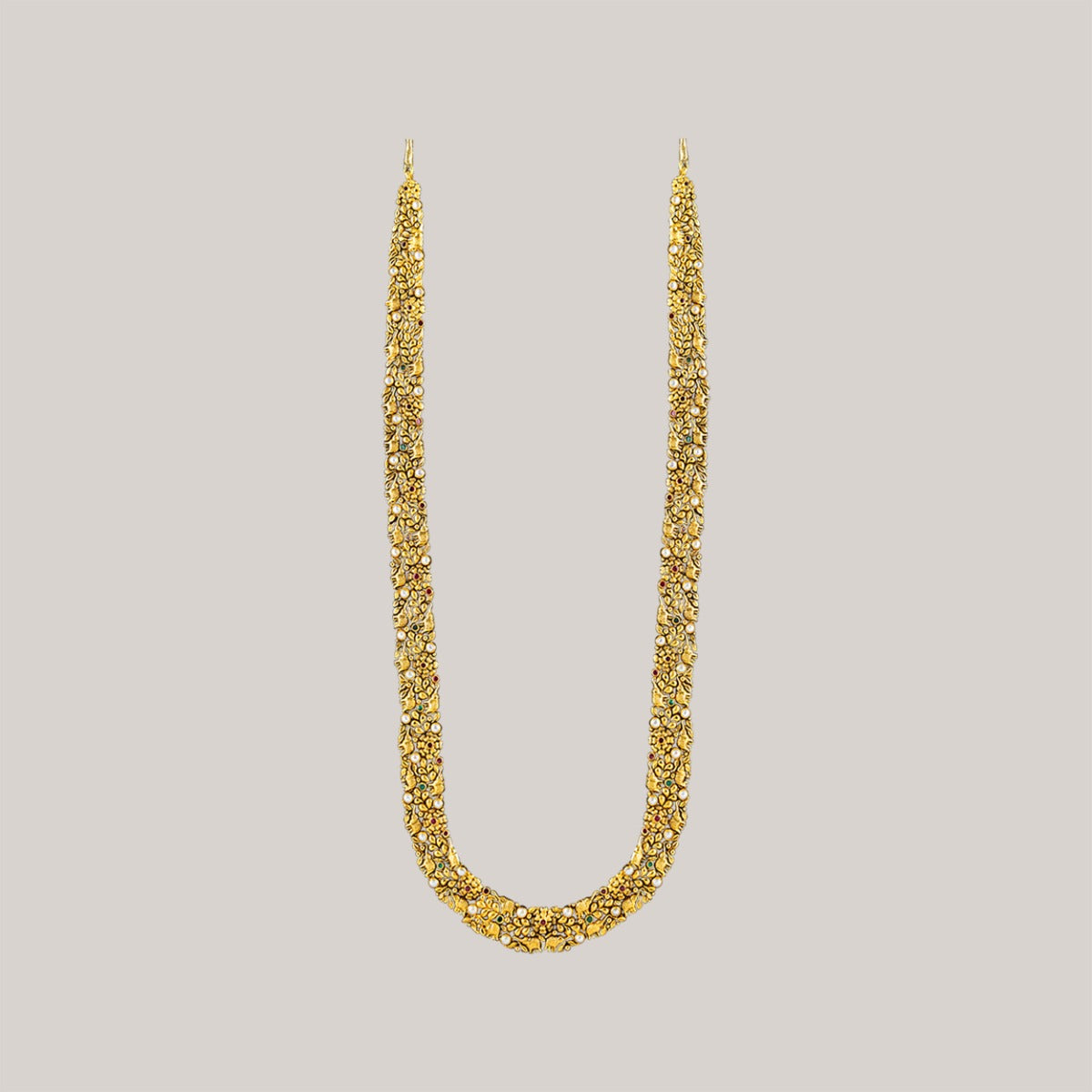 Club Chunky Long Gold Necklace