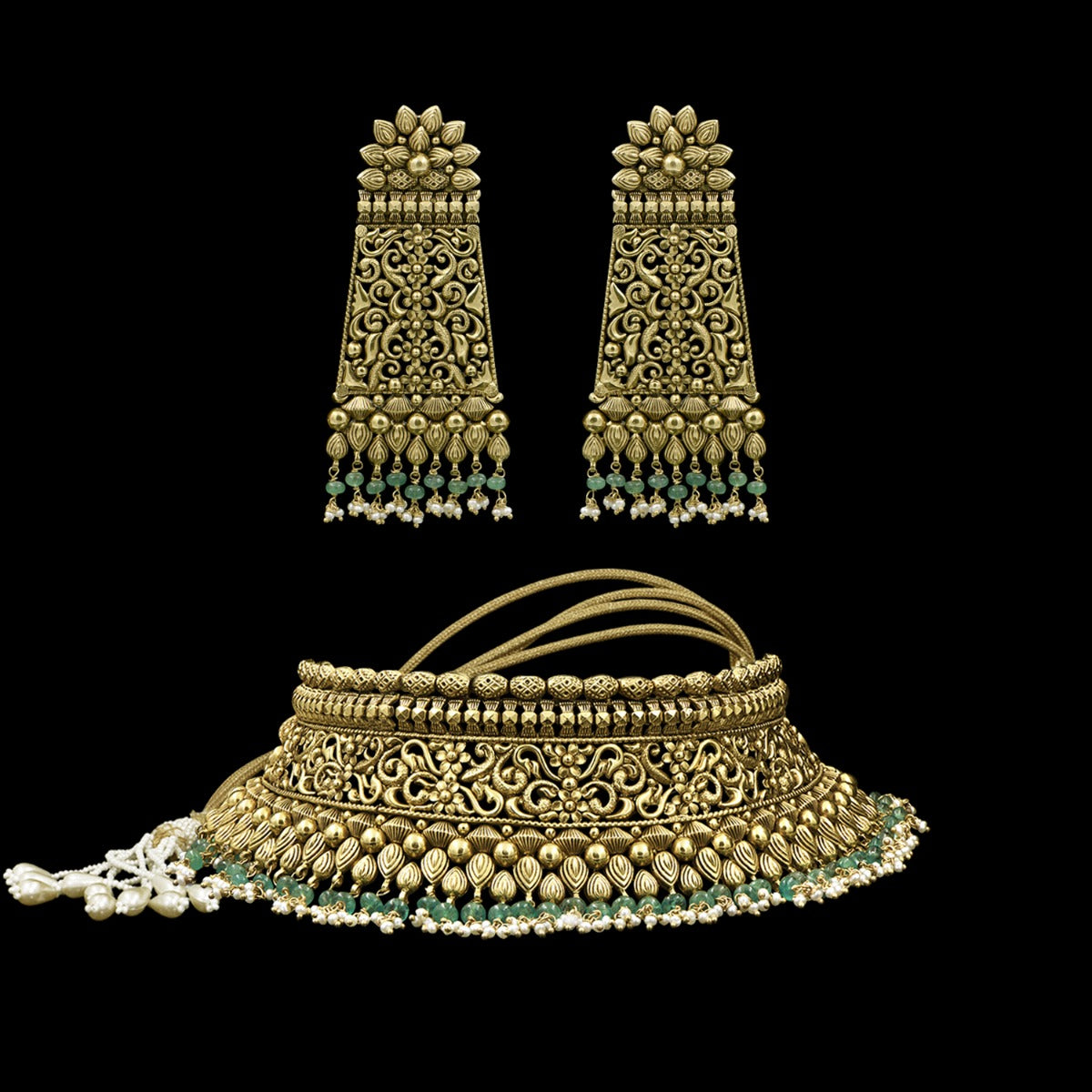 Bridal Gold Choker Set