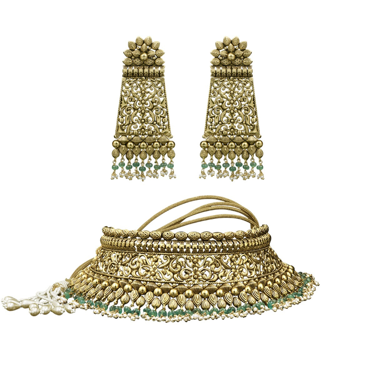 Bridal Gold Choker Set