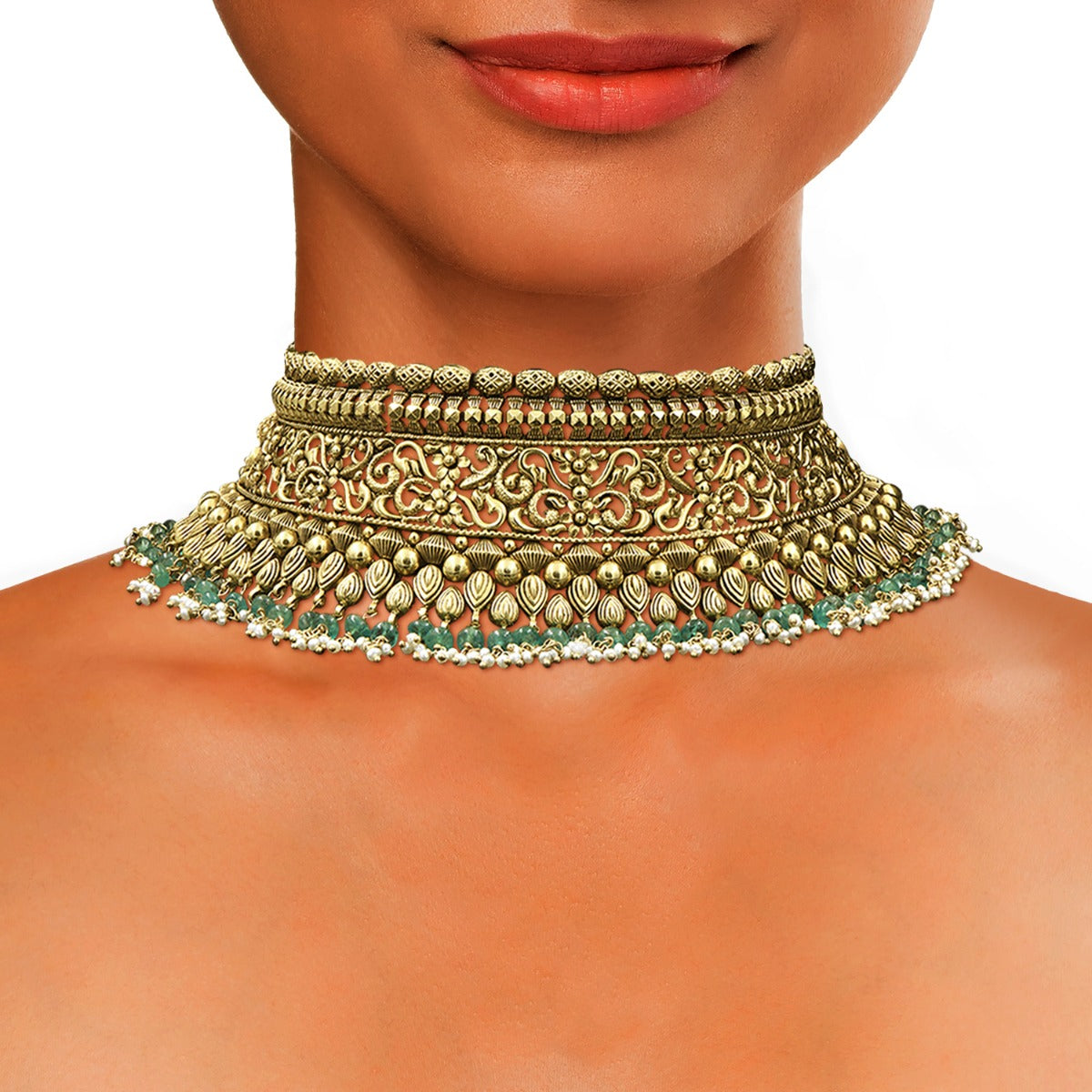 Bridal Gold Choker Set