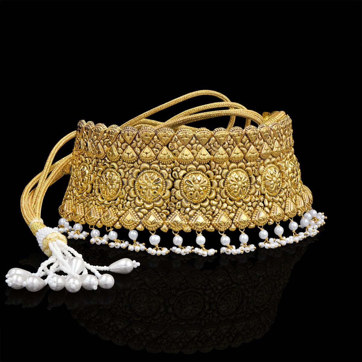Gold Dollops Choker