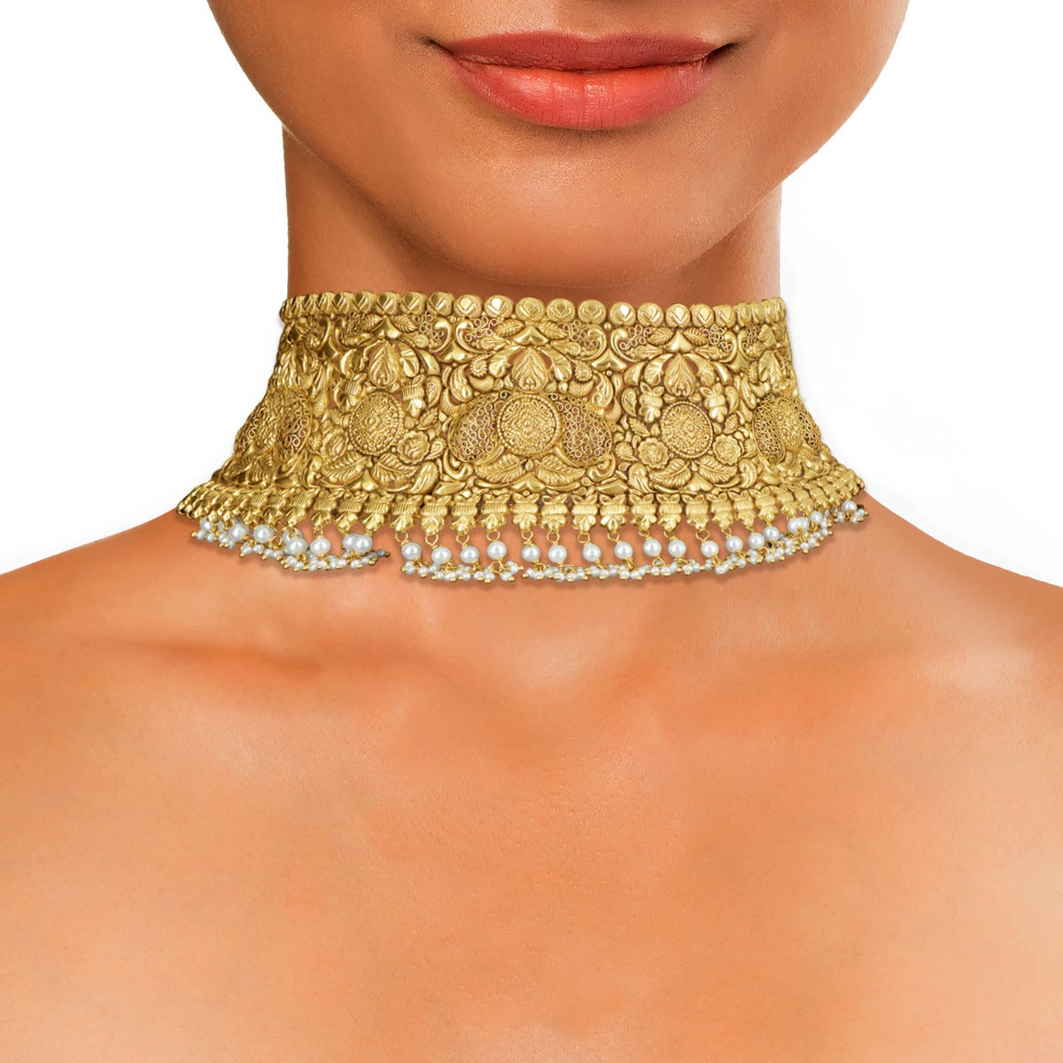 Chunky Nature Gold Choker